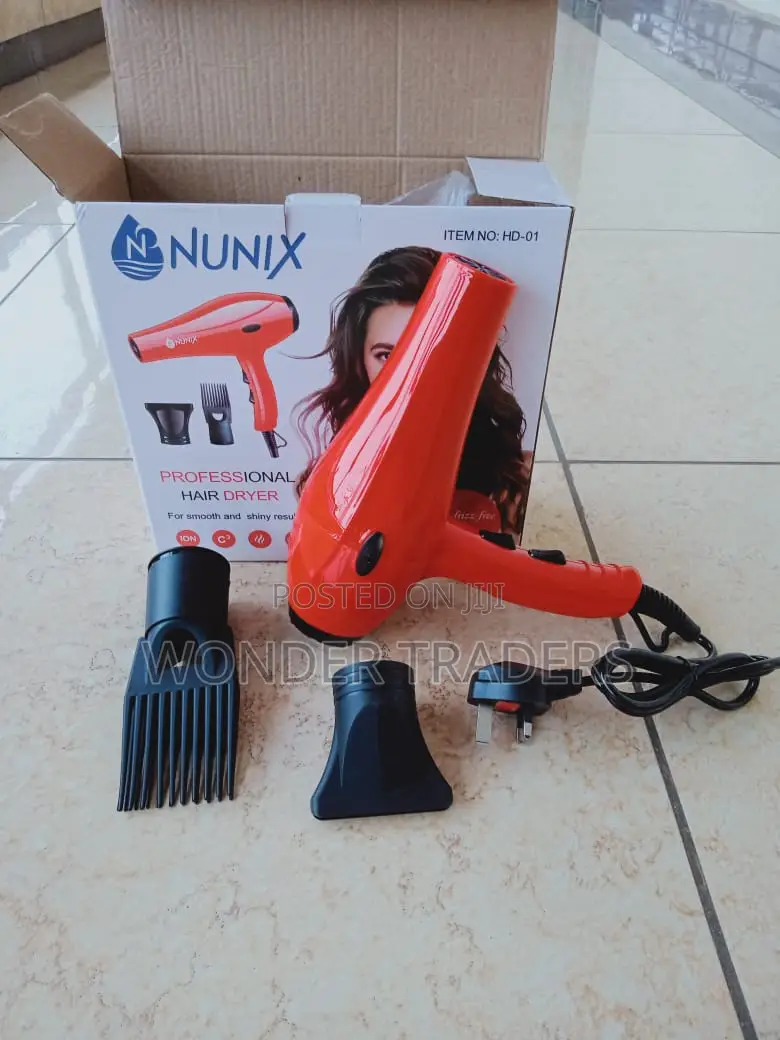 Nunix Hd-01 Salon Hair Care Blow Dryer.