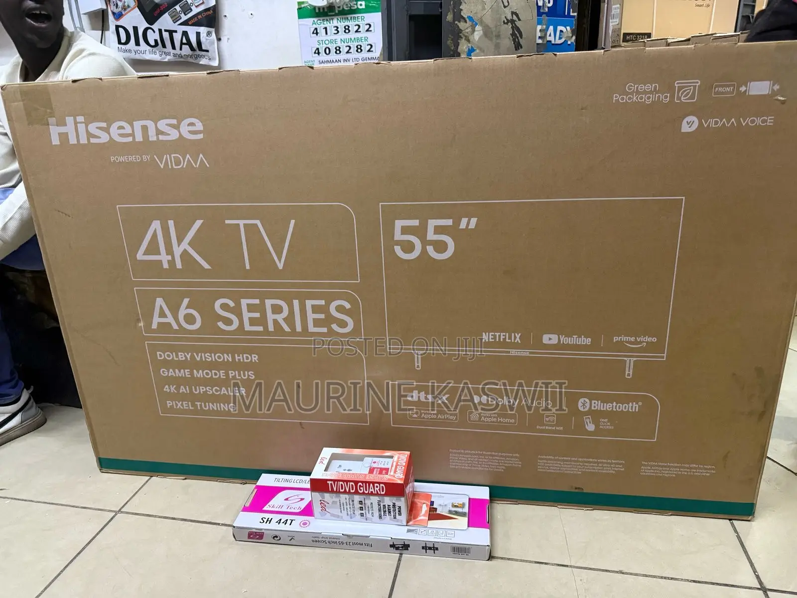 Hisense 55 Inch Smart Frameless 55a6