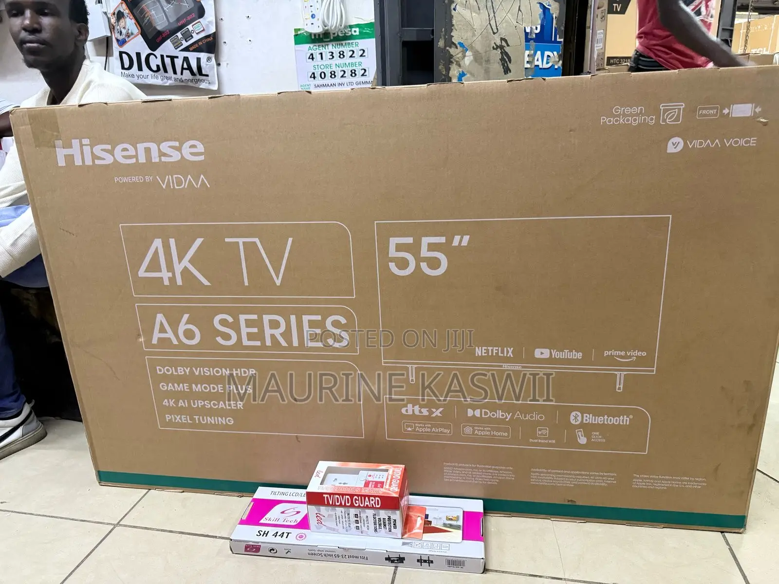Hisense 55 Inch Smart Frameless 55a6
