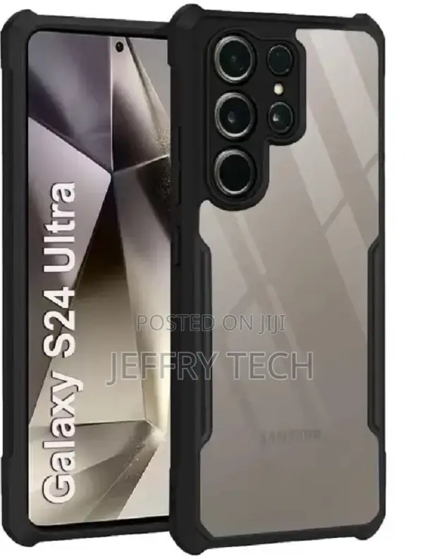 Caseweb Back Cover for Samsung Galaxy S24 Ultra (Black, Came