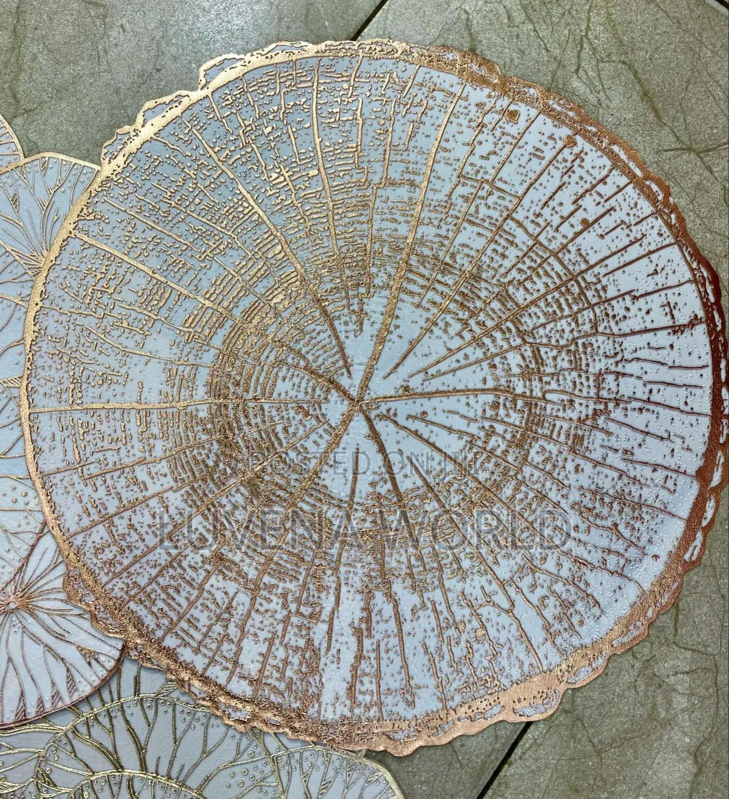 Gold Silicone Table Mat