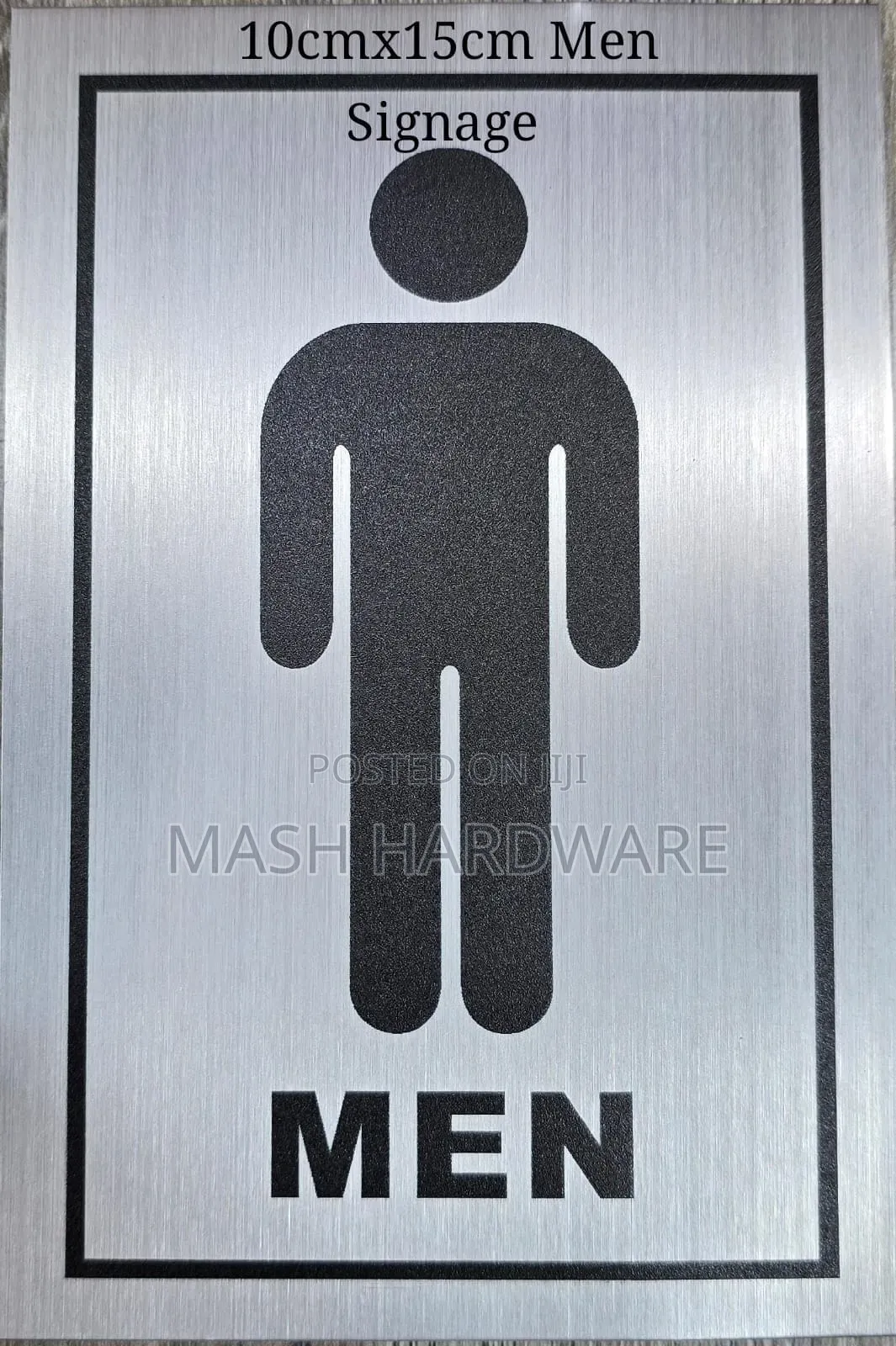 10*15cm Men Signage