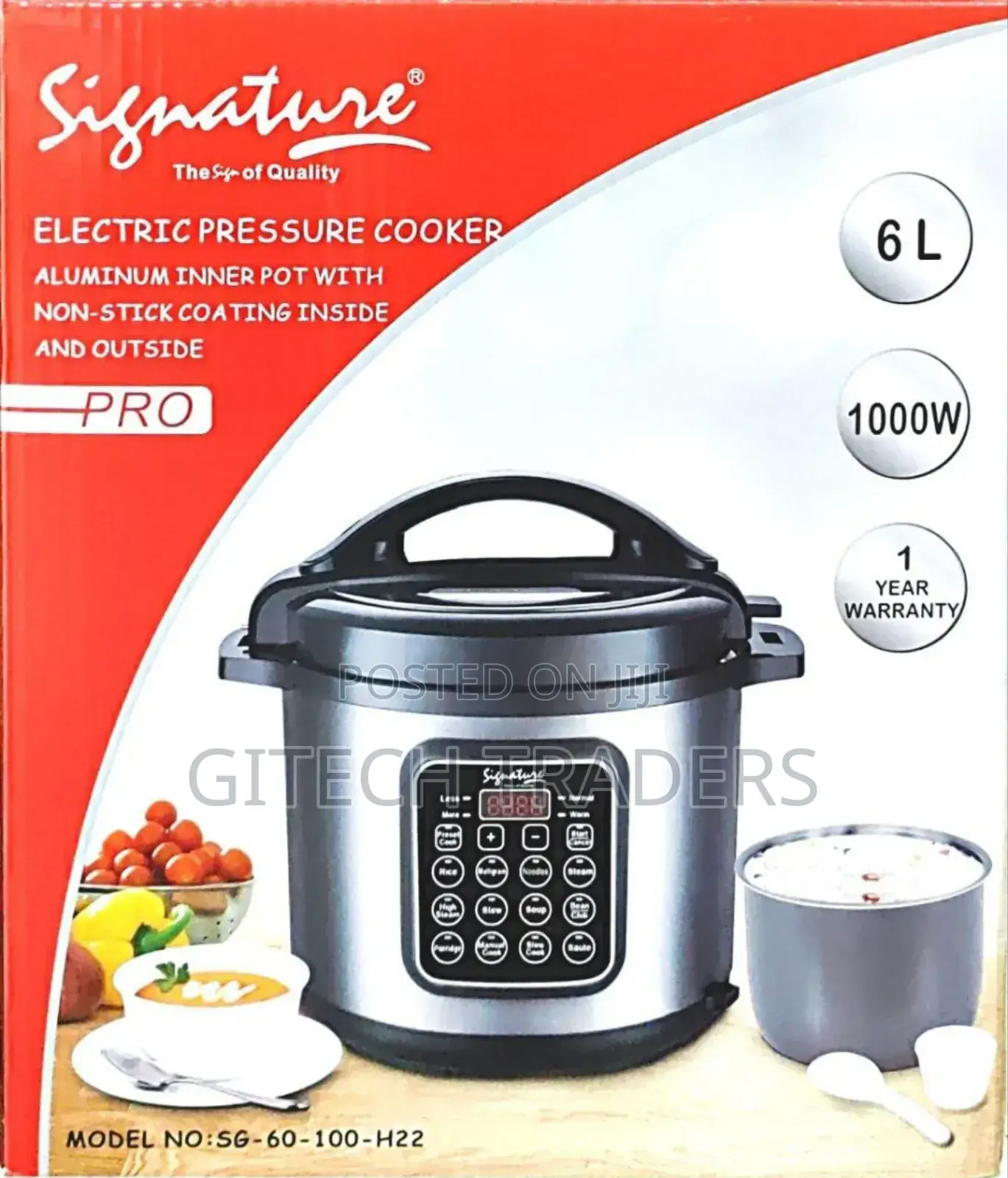 Signature Pressure Cookers,6 Litres