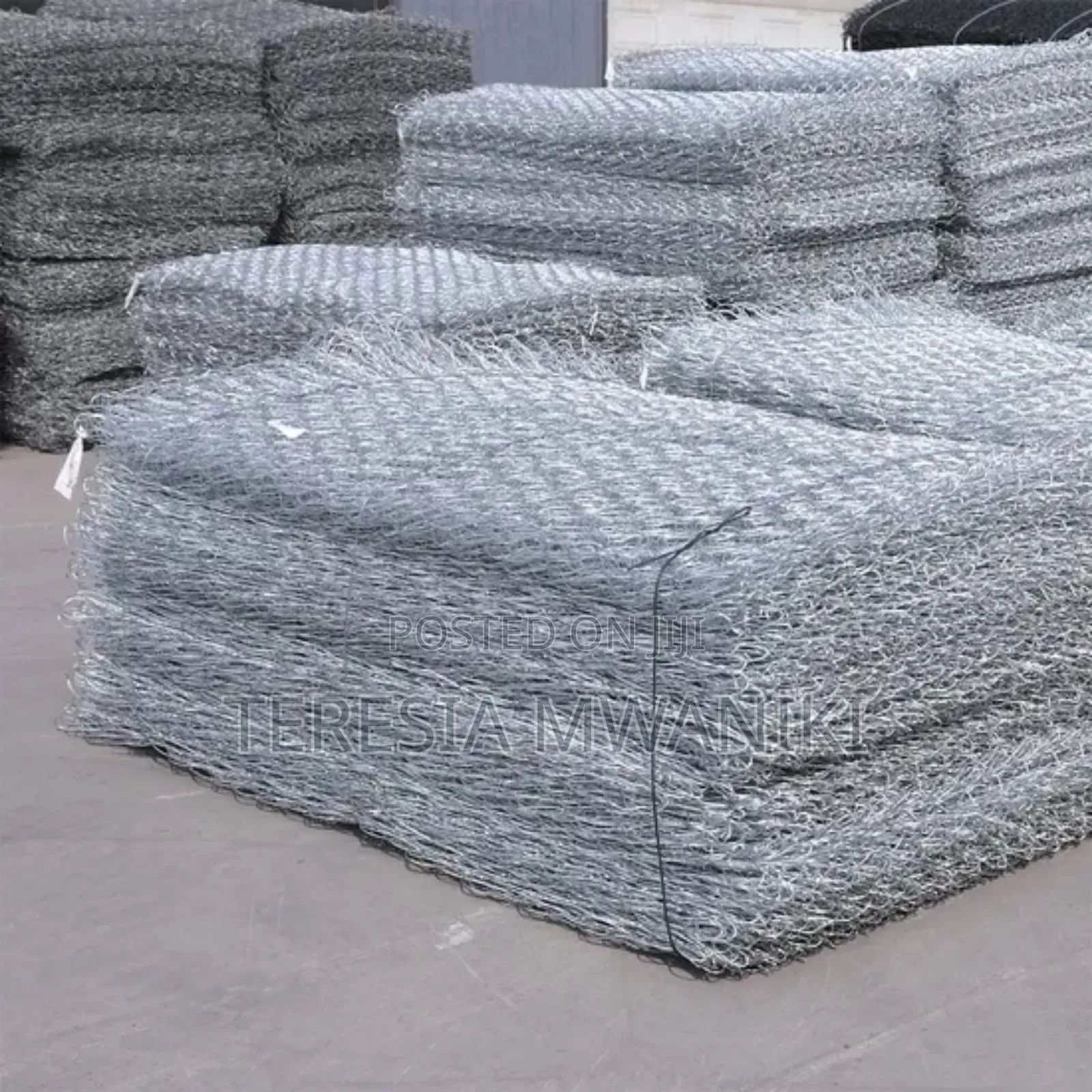 Hexagonal Wire Twisted Mesh  Gabion Wall River Slope Gabion