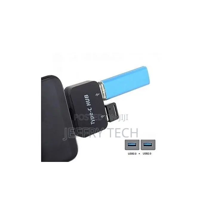 Type-C Usb-C Otg to Dual Ports Usb 2.0 Hub for Laptop Ph