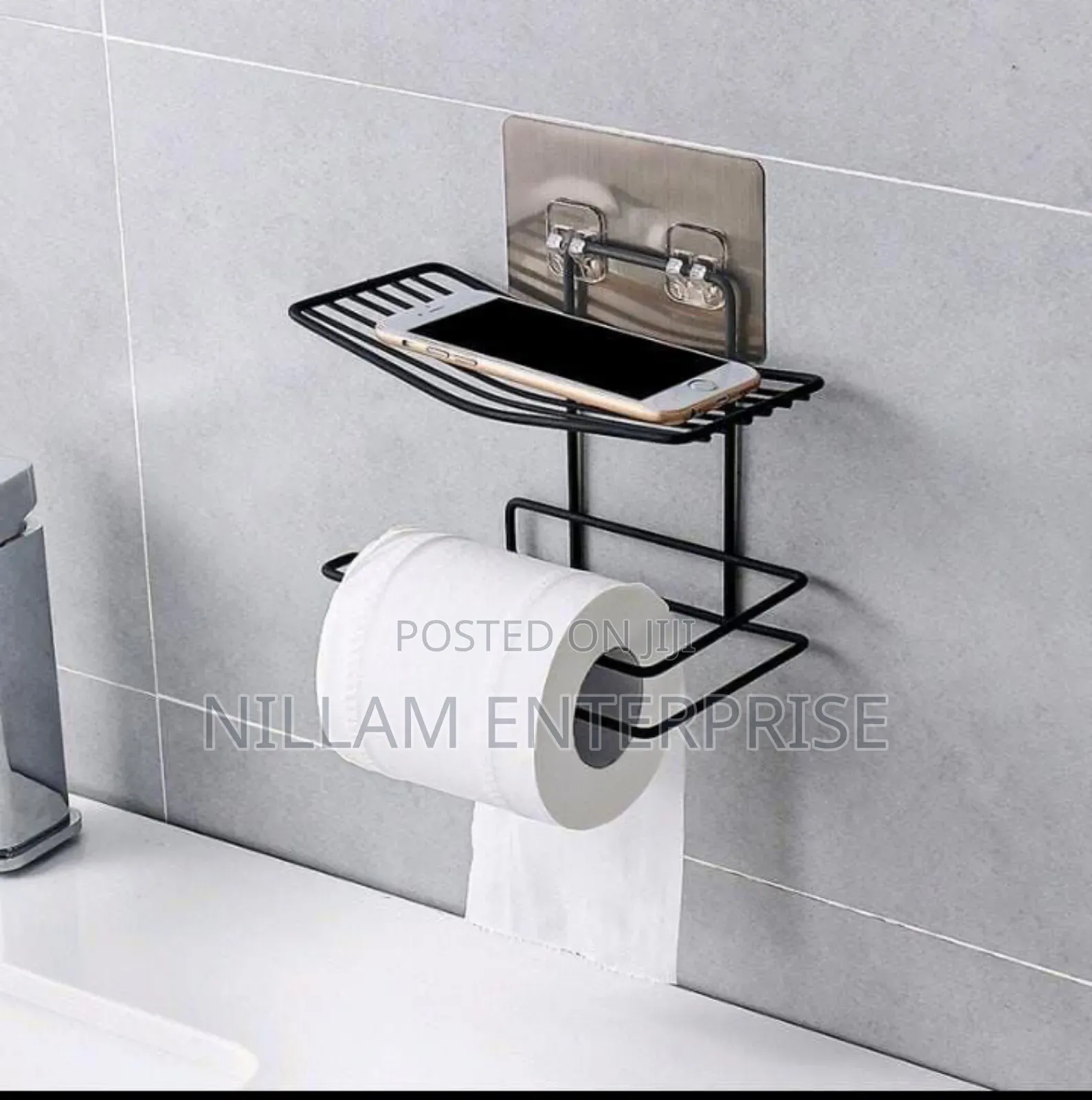 Wall Mounted Wrought Iron Tissue Holder