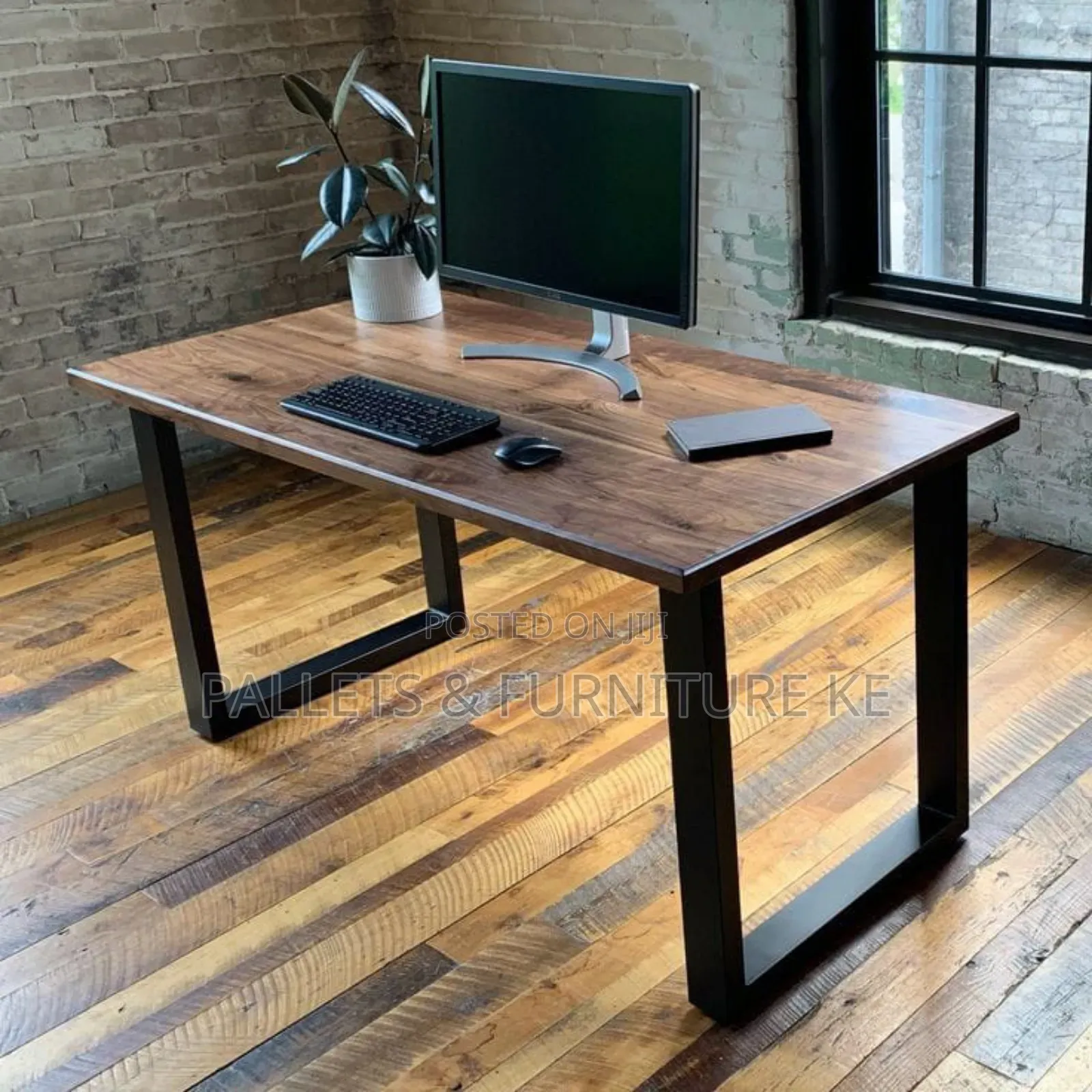 Hardwood Slab Desk