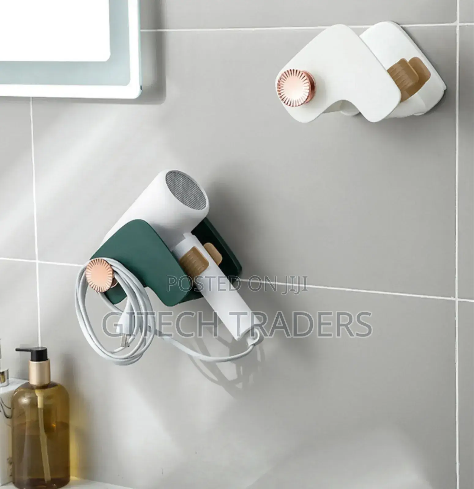 Light Luxury Hair Dryer Set 
White ,Light Green