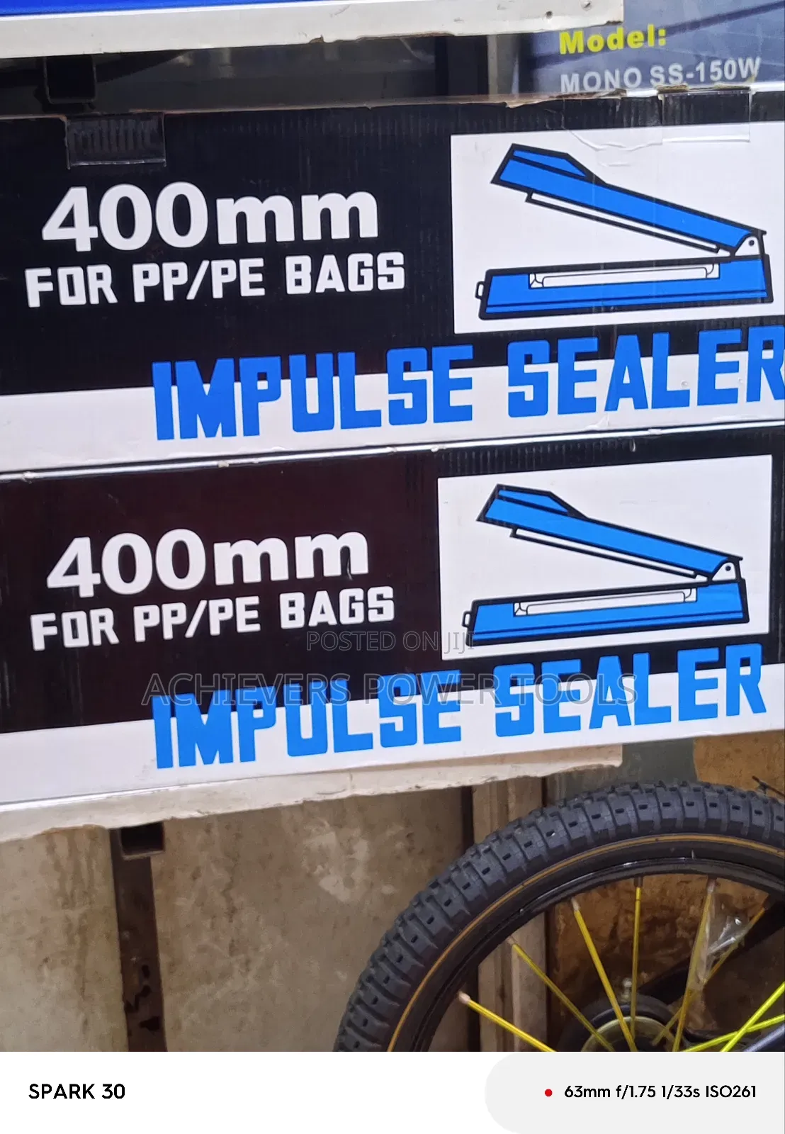 Plastic 400 Impulse Sealer
