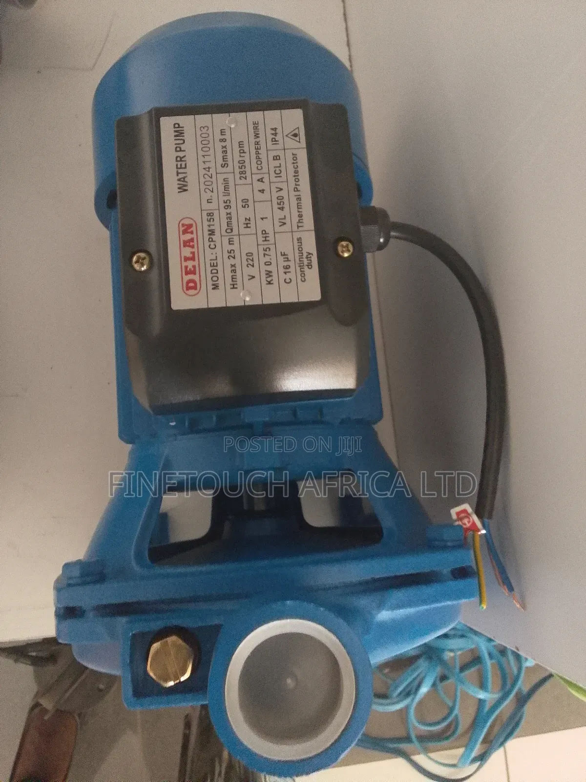 Delan Electric Booster Pump CPM 158(1 HP),1"