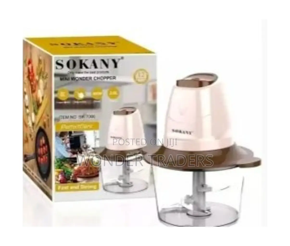 Sokany Food Chopper 2.Litre