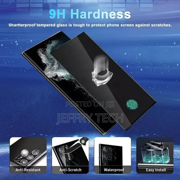 Privacy Glass Screen Protector for Galaxy S22 Ultra S23ultra