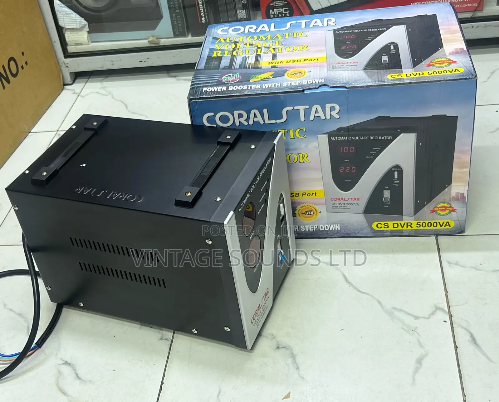 Coralstar Dvr5000 5kva Power Stablizer With Stepdown 220/110