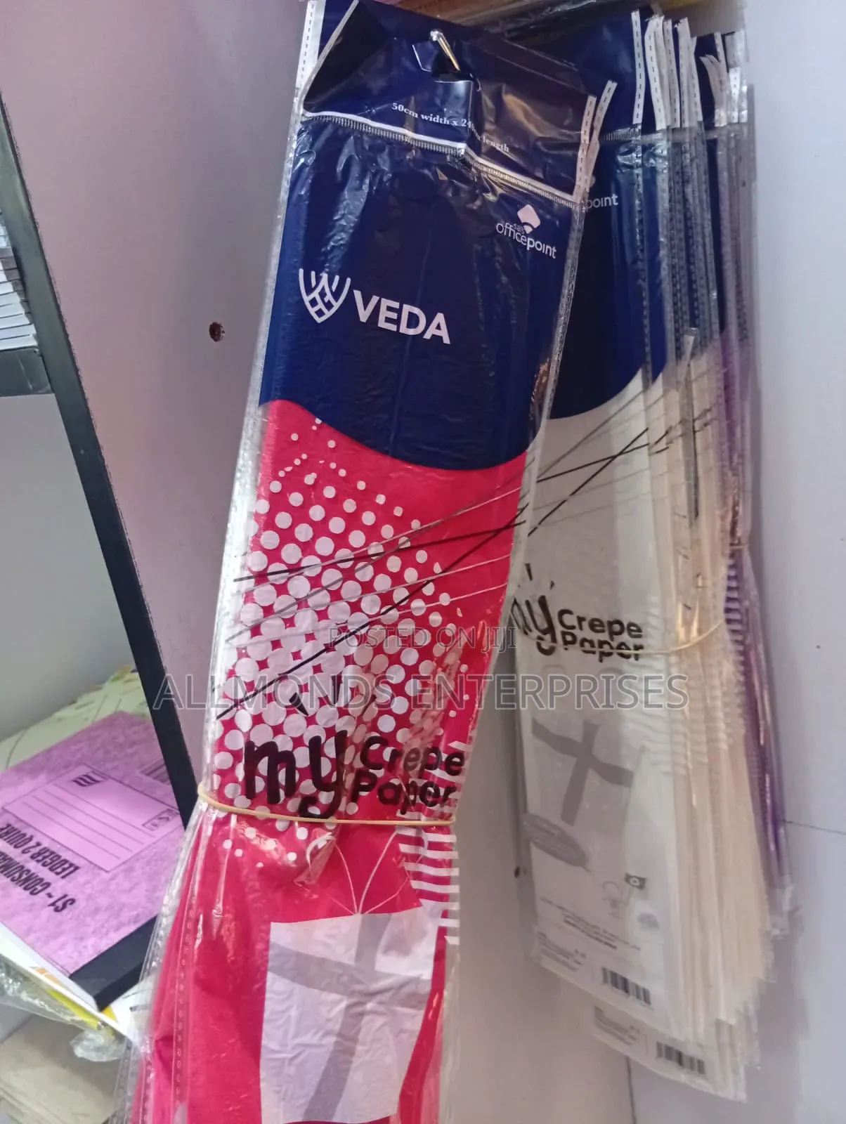 Veda Crepe Paper- Different Colours