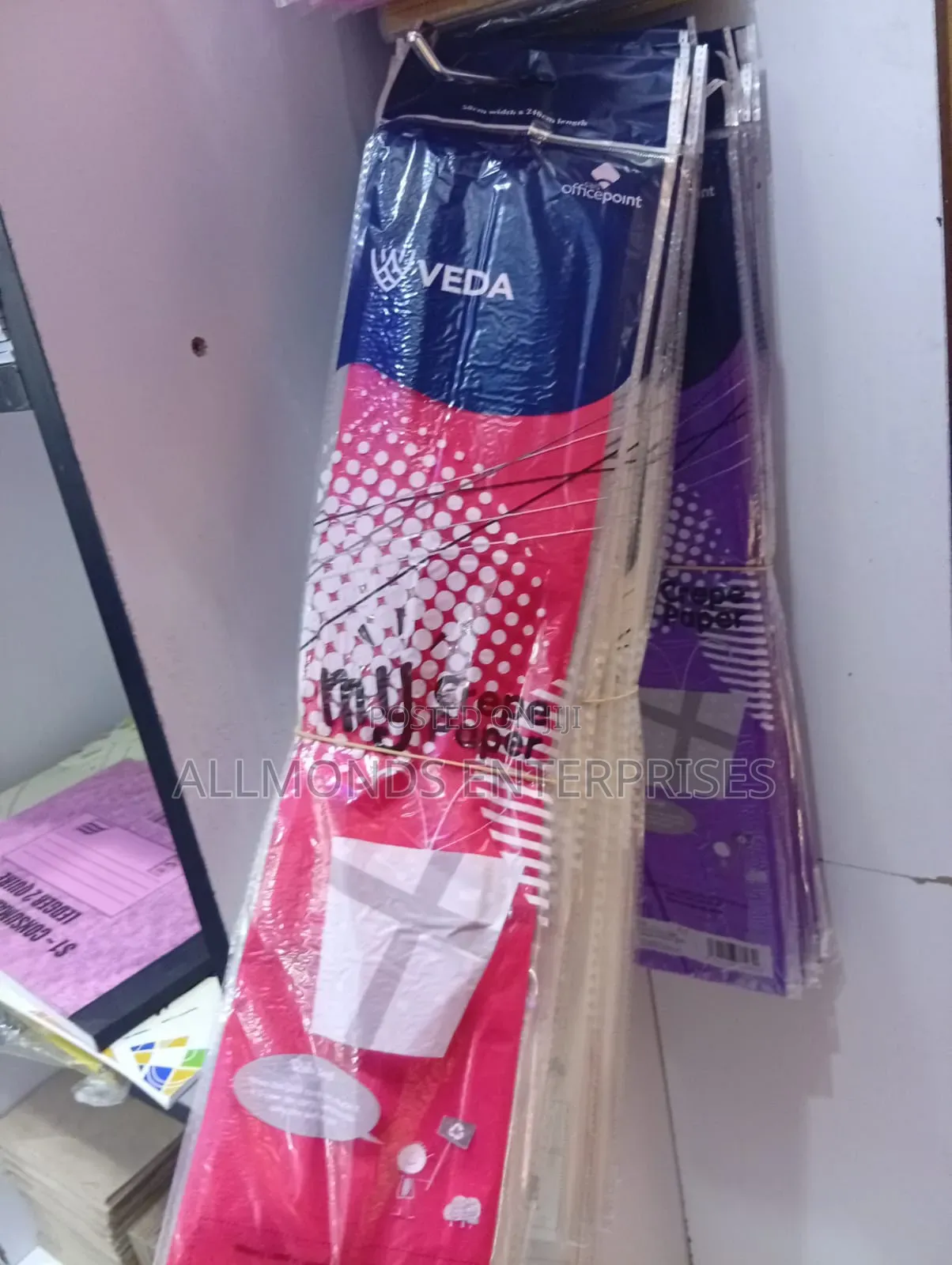 Veda Crepe Paper- Different Colours