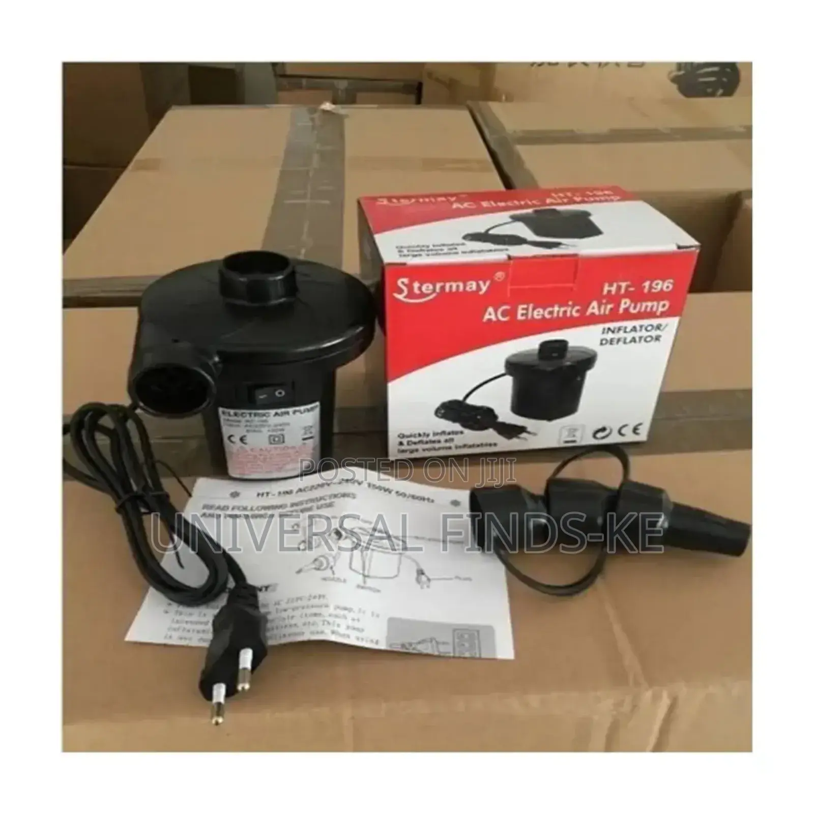 Electric Air Pump /Fast Inflation for Mattresses/ Pools