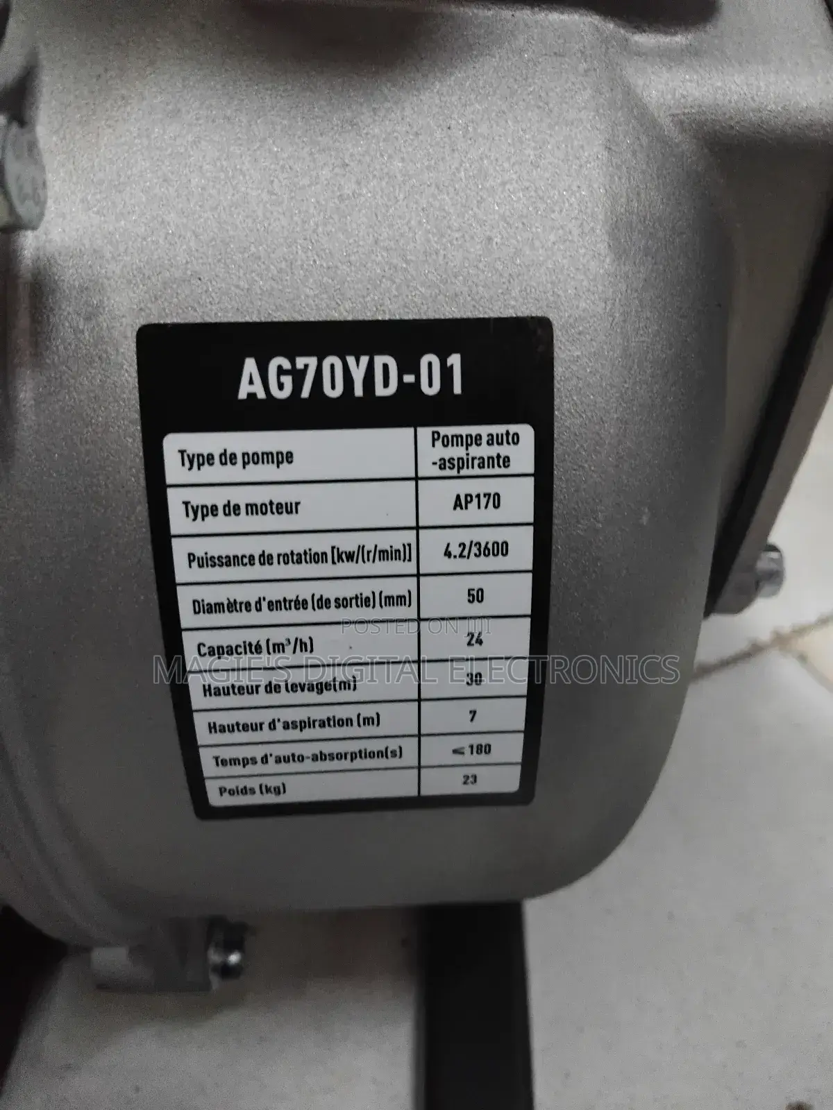 Agbon Gasoline Water Pump 2inch