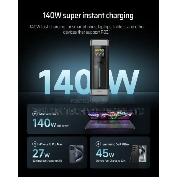 Cuktech 20 Power Bank 25000mah 210w Max