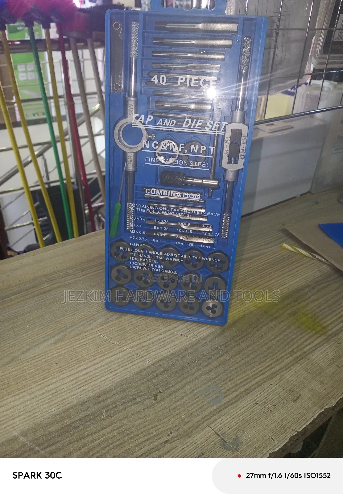 Tap and Die Stock 40pcs