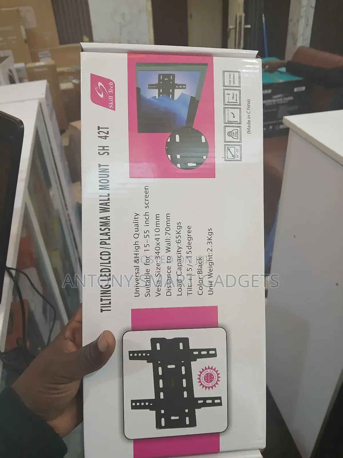 Tilting Lcd Tv Wall Mount Bracket Suitable For 15-49sh 42t