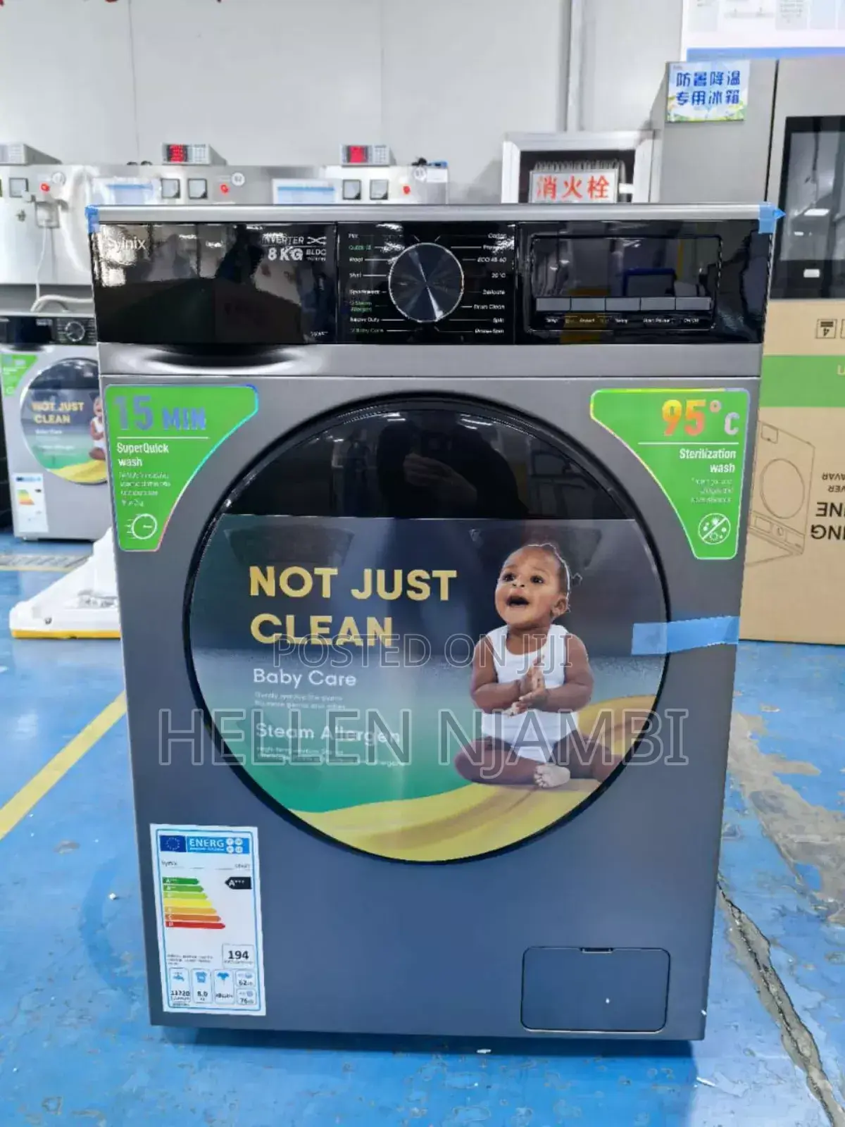 Syinix 8kgs Front Load Washing Machine.