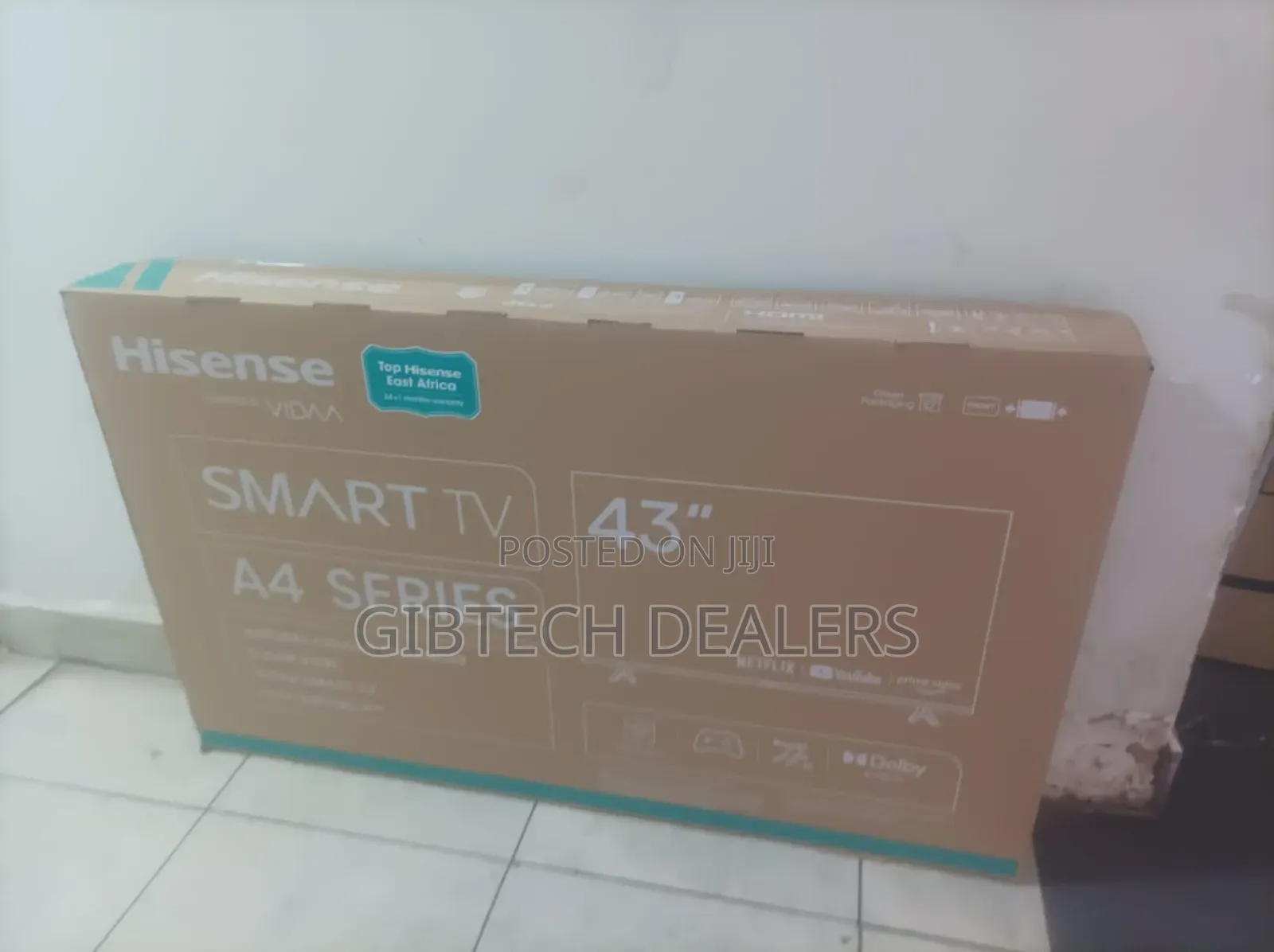 Hisense 43" A4 Series Frameless Smart Tv
