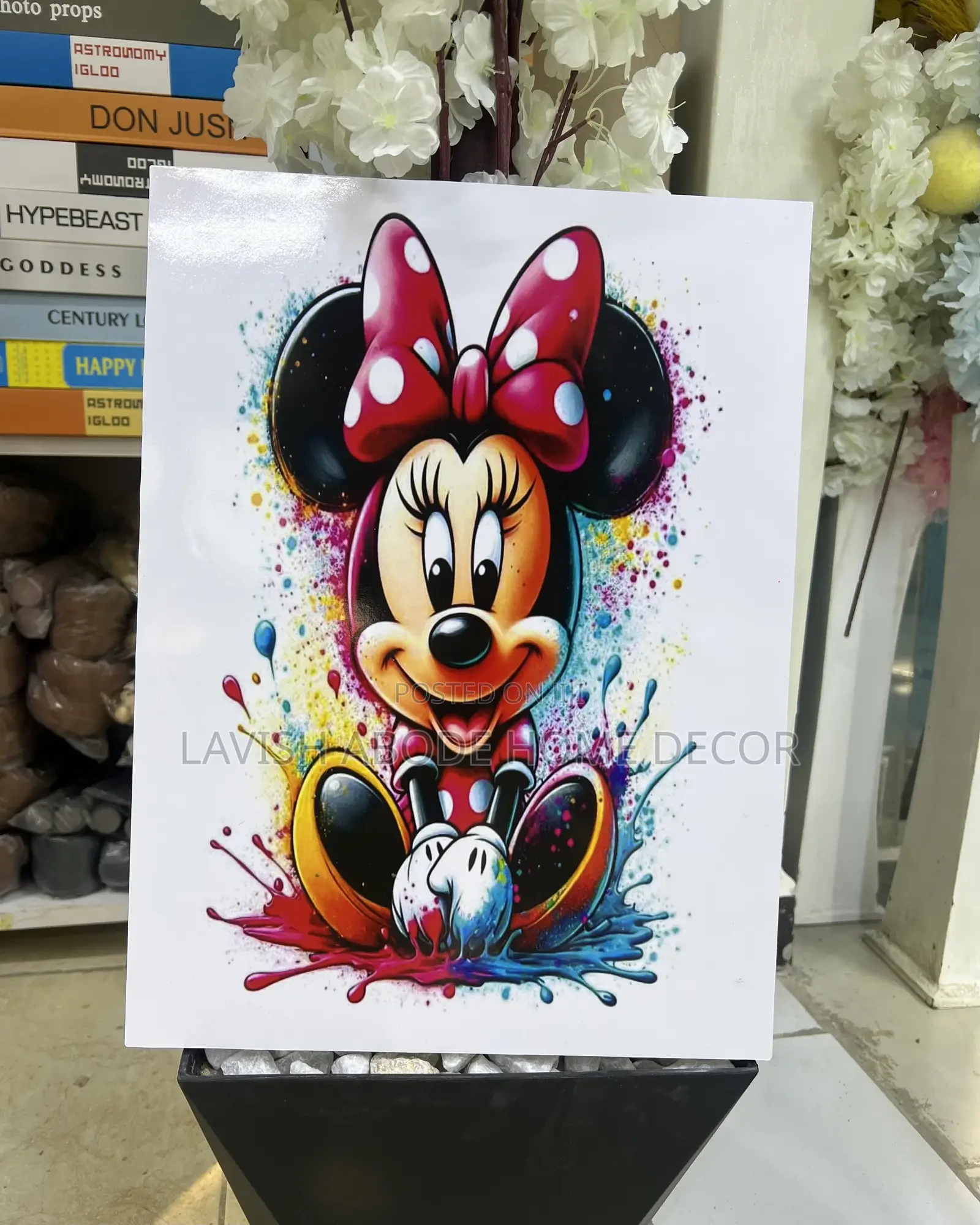 Cartoon Themed Wall Art Hanging Decor for Baby Girls