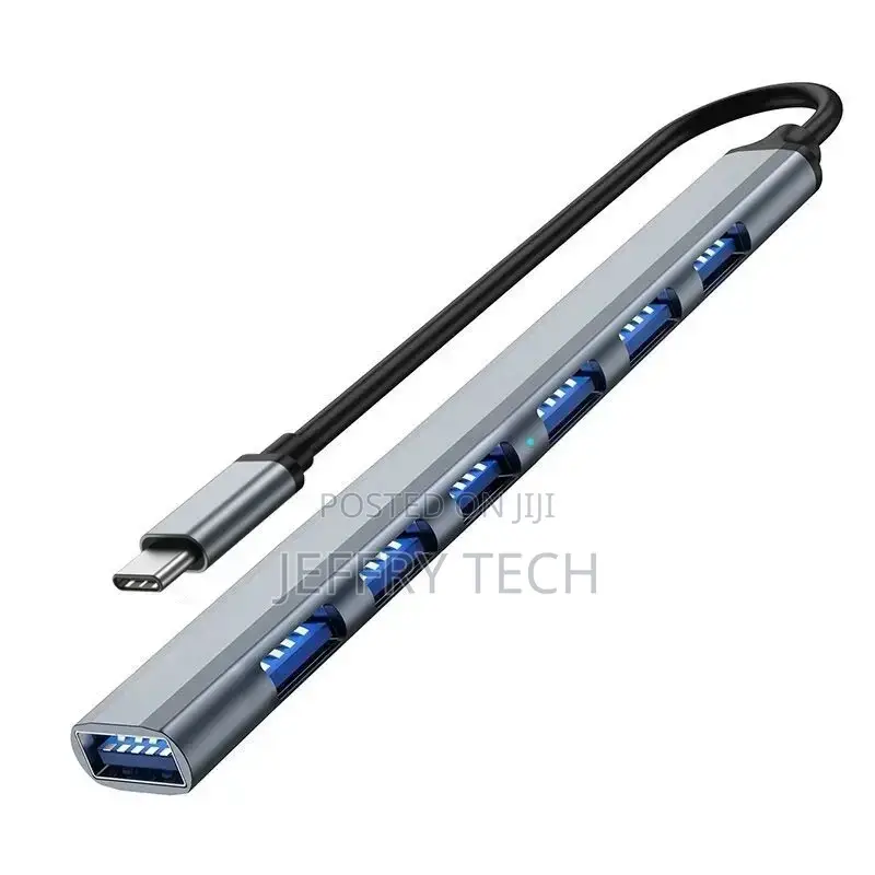 Usb 3.0 7 Ports Type C Hub Expander Splitter High Speed Otg