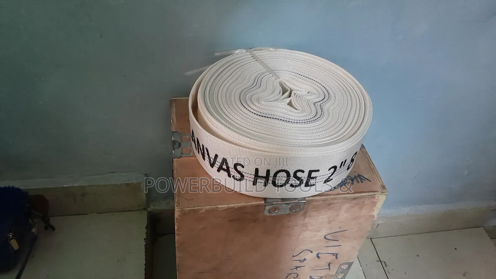 White Kmax Canvas Pipe 2" by 30metres 8 Bar