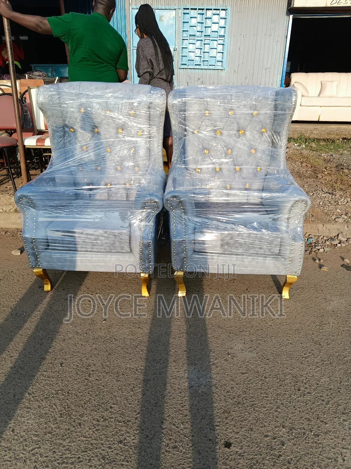 2 Light Grey Pedicure Seats, or King Chairs 