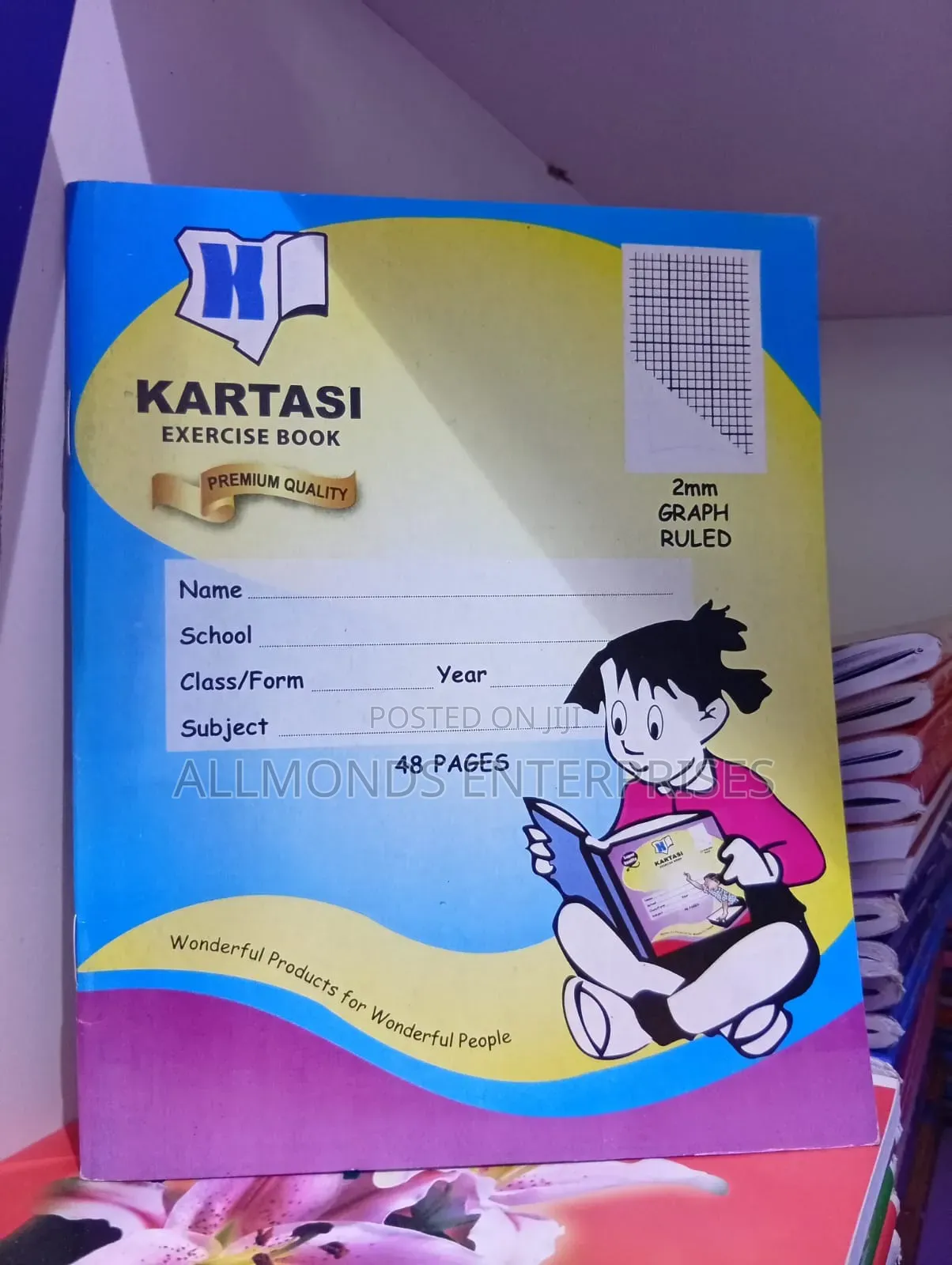 A5 Graph Book 48pages- Kartasi