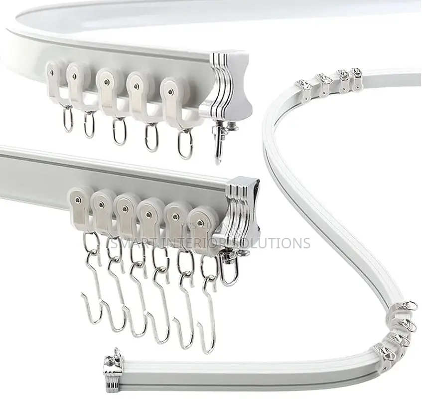 Lightweight PVC Curtain Rails