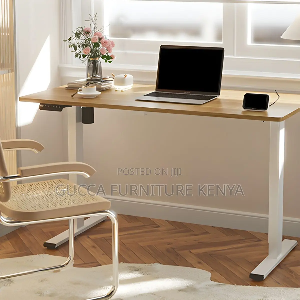 Office Tables: Adjustable Wooden Office Desk (1.6 Meters)