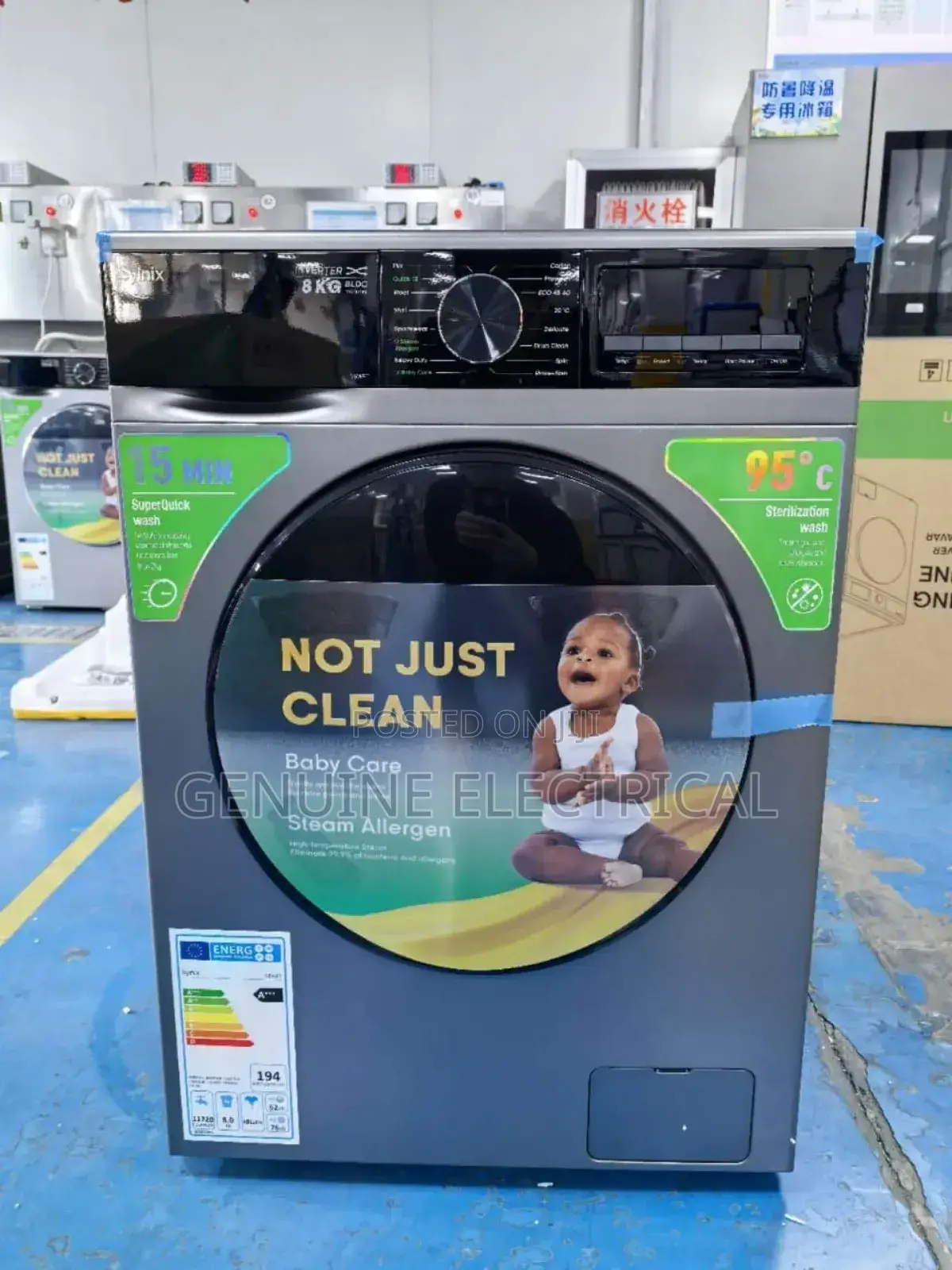 Synix 8kg Wash and Spin Front Load Washing Machine