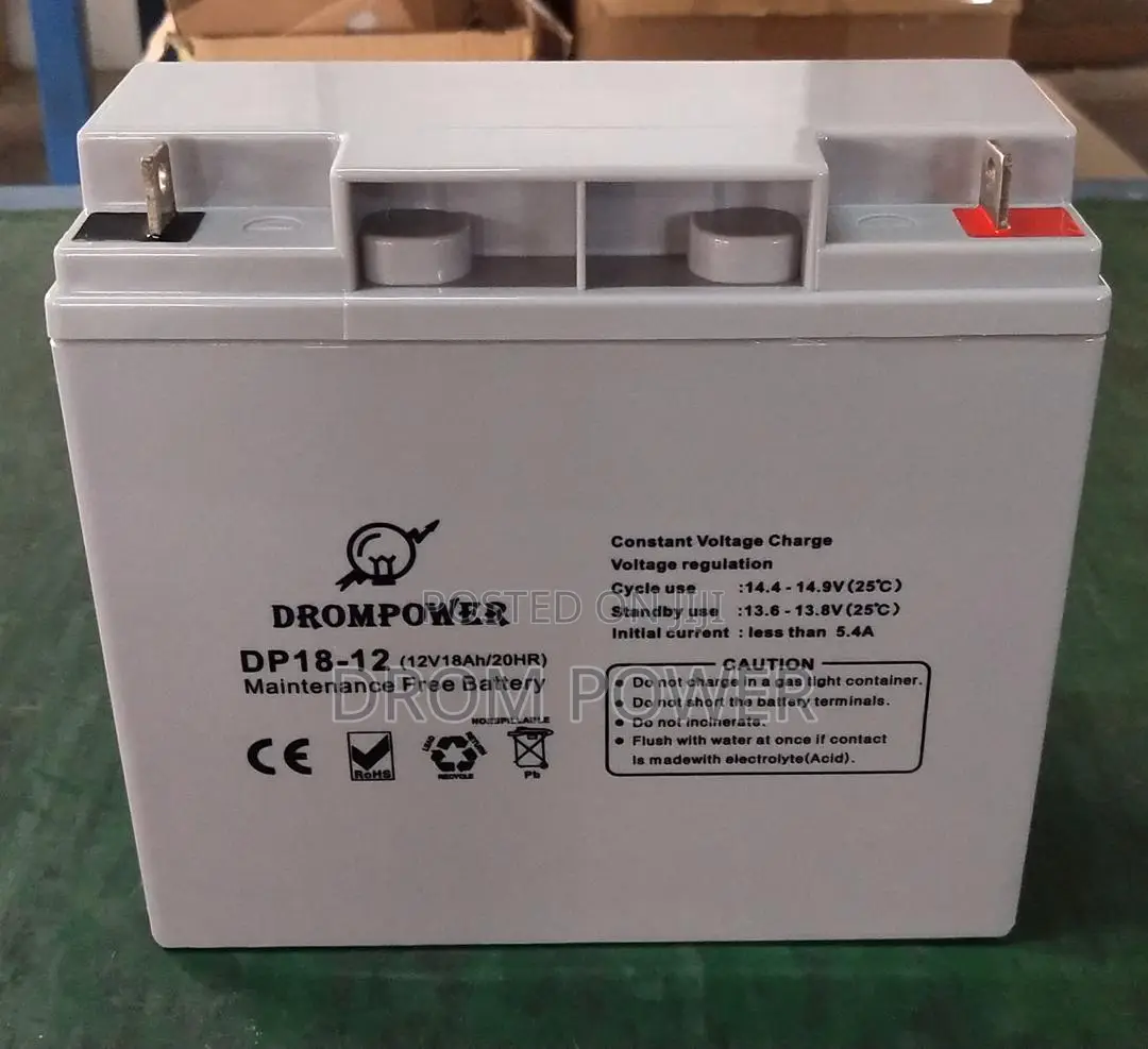 12v 18ah Drom Power Battery