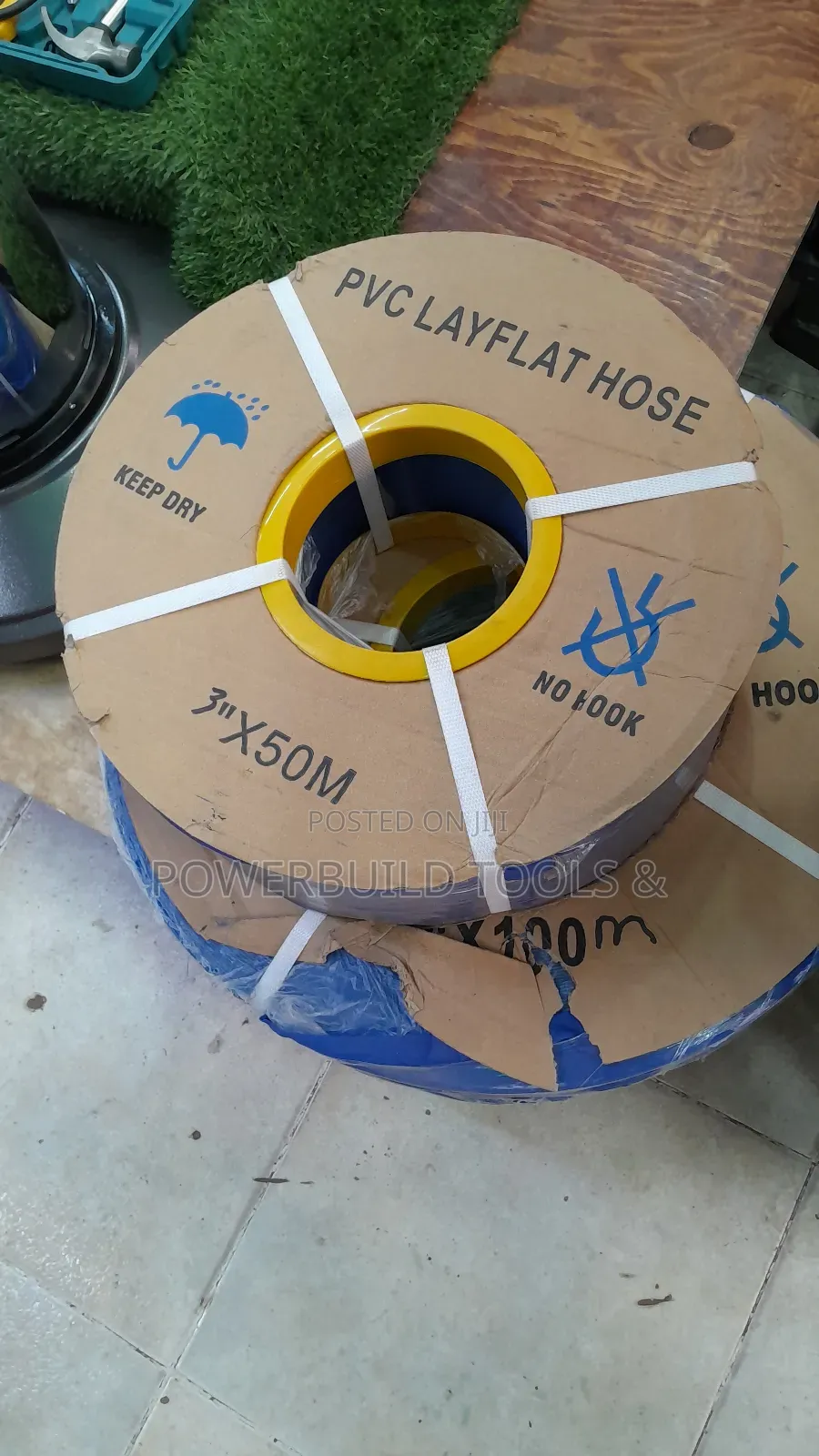 PVC Delivery Pipe 3" by 50metres
