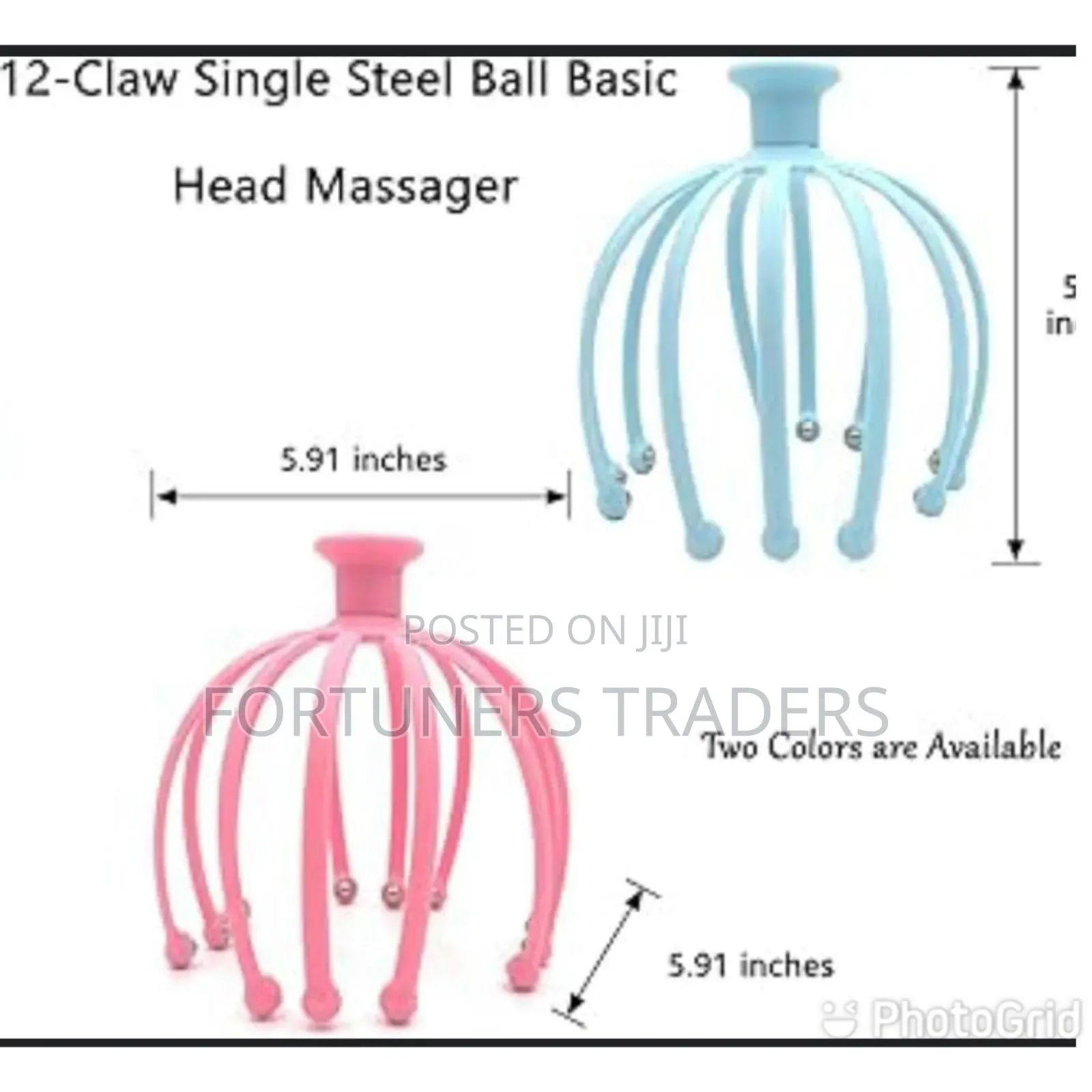 Head Massager Single Steel Ball Head Massager