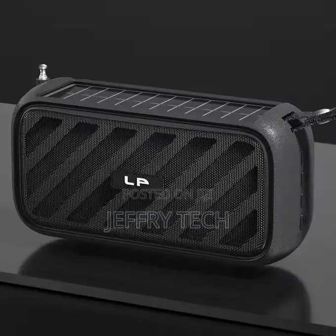 Lp-V55 Solar Charging Mini Fm Wireless Portable Woofer Bt