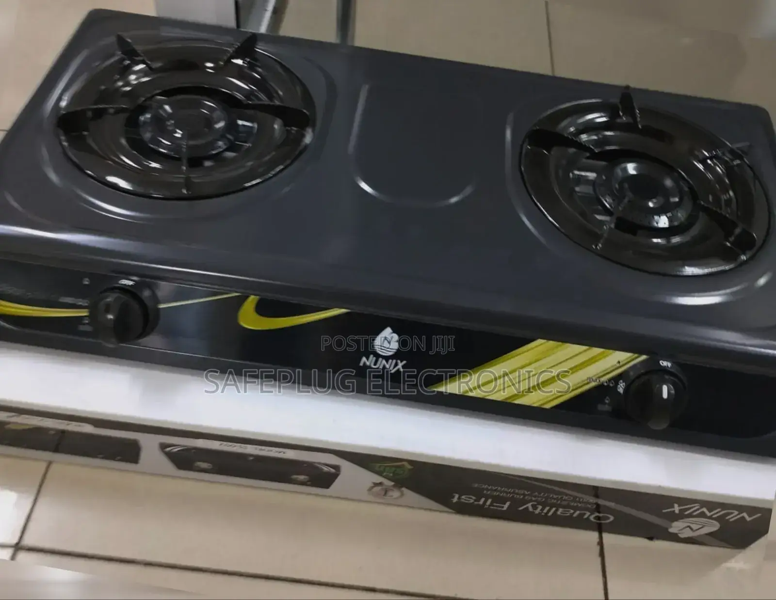 Nunix Stainless 2 Burner Cooker - Energy-Efficient