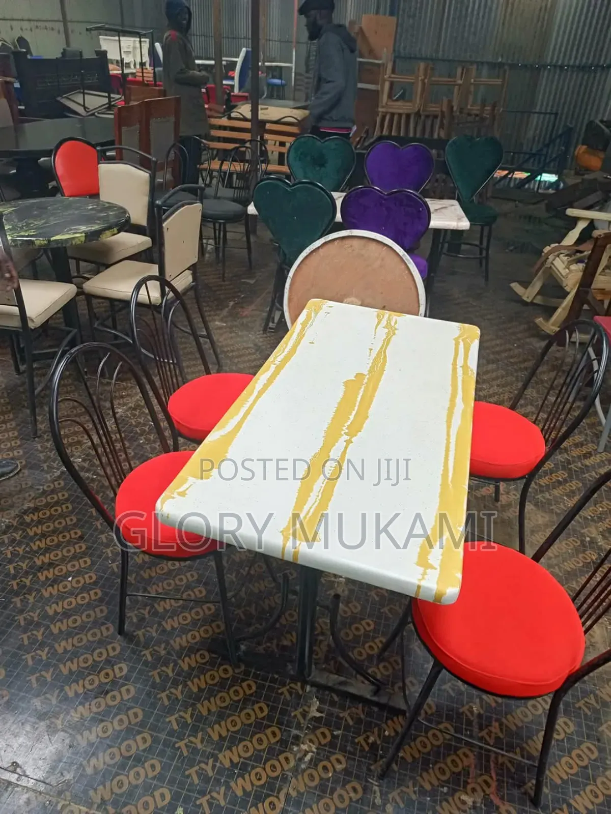 Restaurants And Bar Chairs And 4 By 2 Table