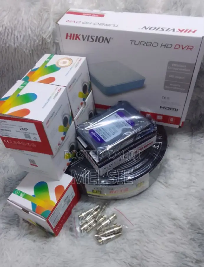 2mp 4 Hikvision Smart Hybrid Colour CCTV Cameras