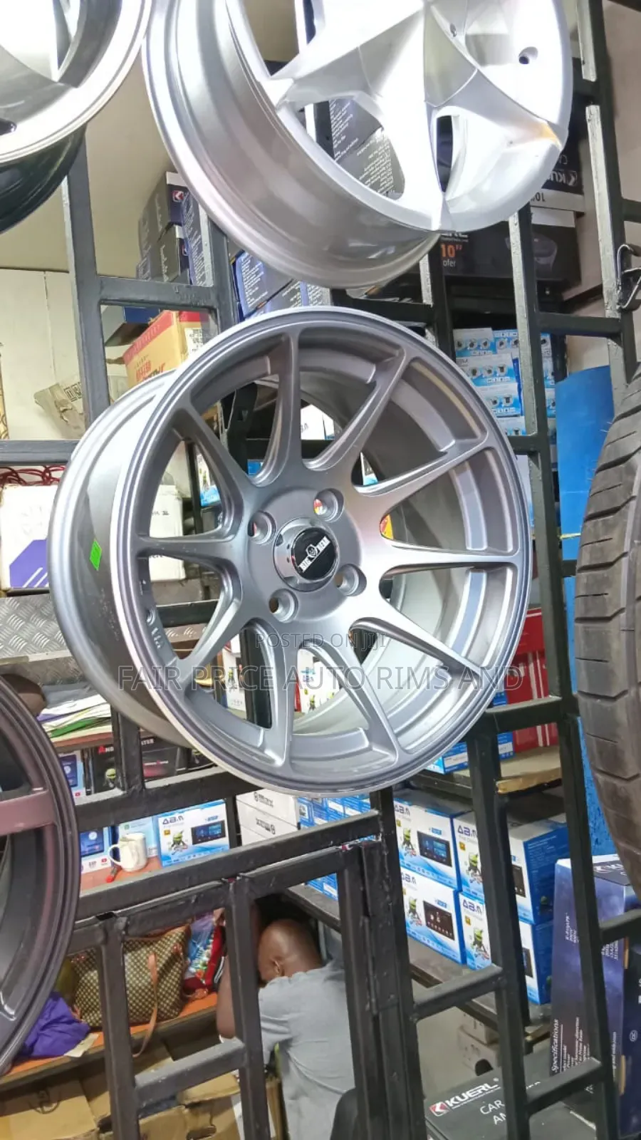 Size 14 Offset Sports Rims On Fire