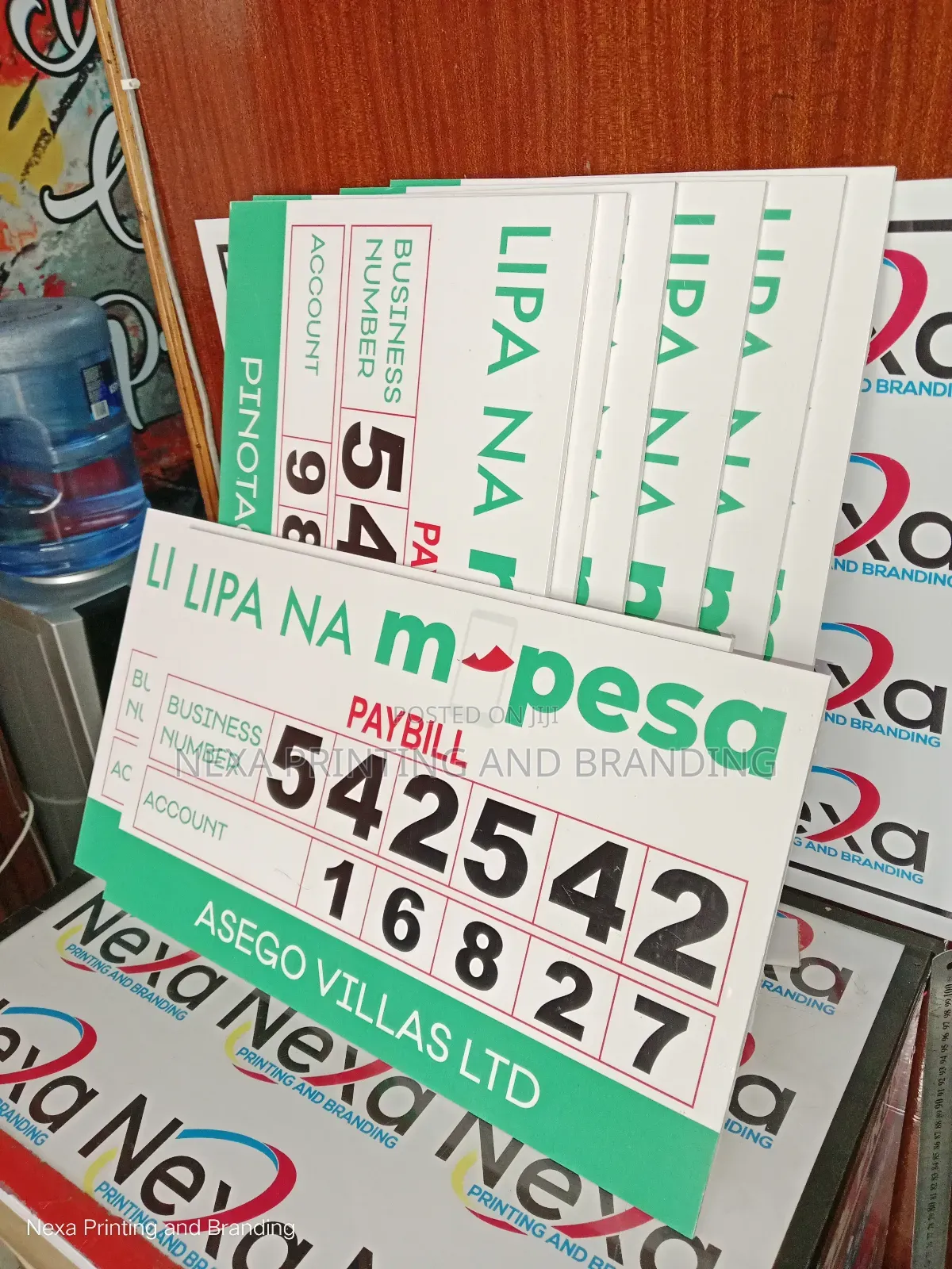Mpesa Paybill and Buy Goods Mounted Display Boards