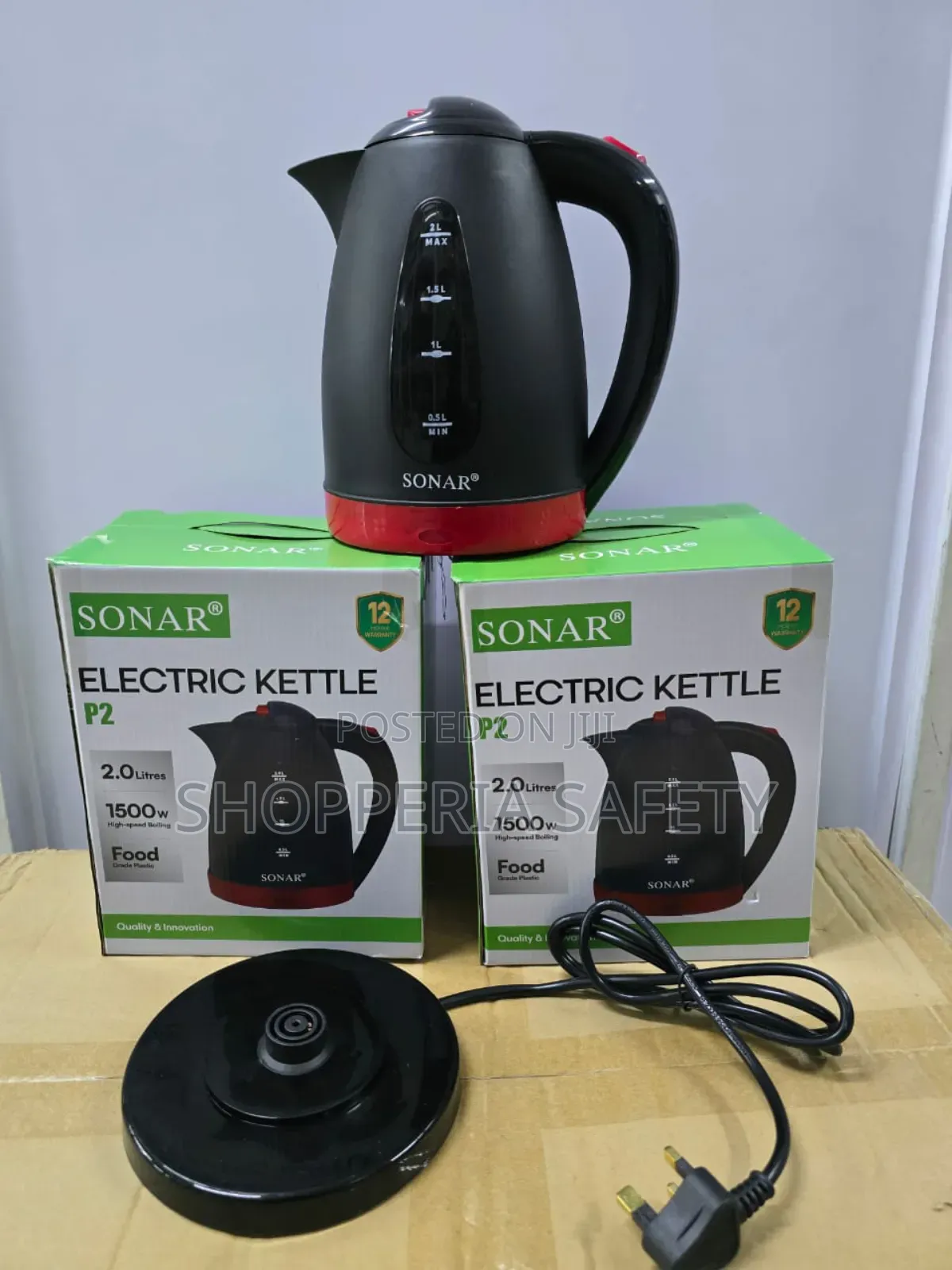 Sonar Electric Kettle- 2 Litres