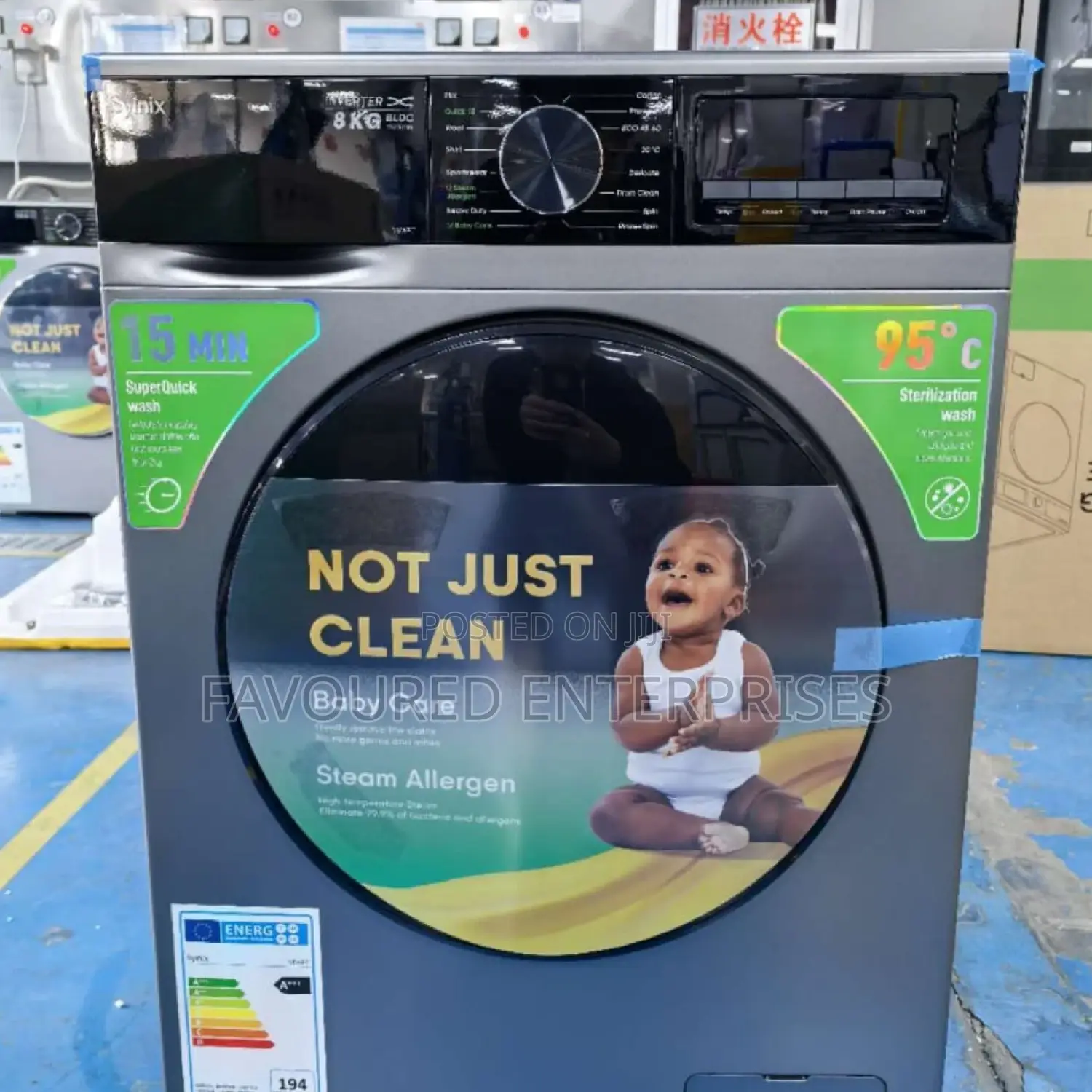 Syinix Washing Machine 8kg Front Load