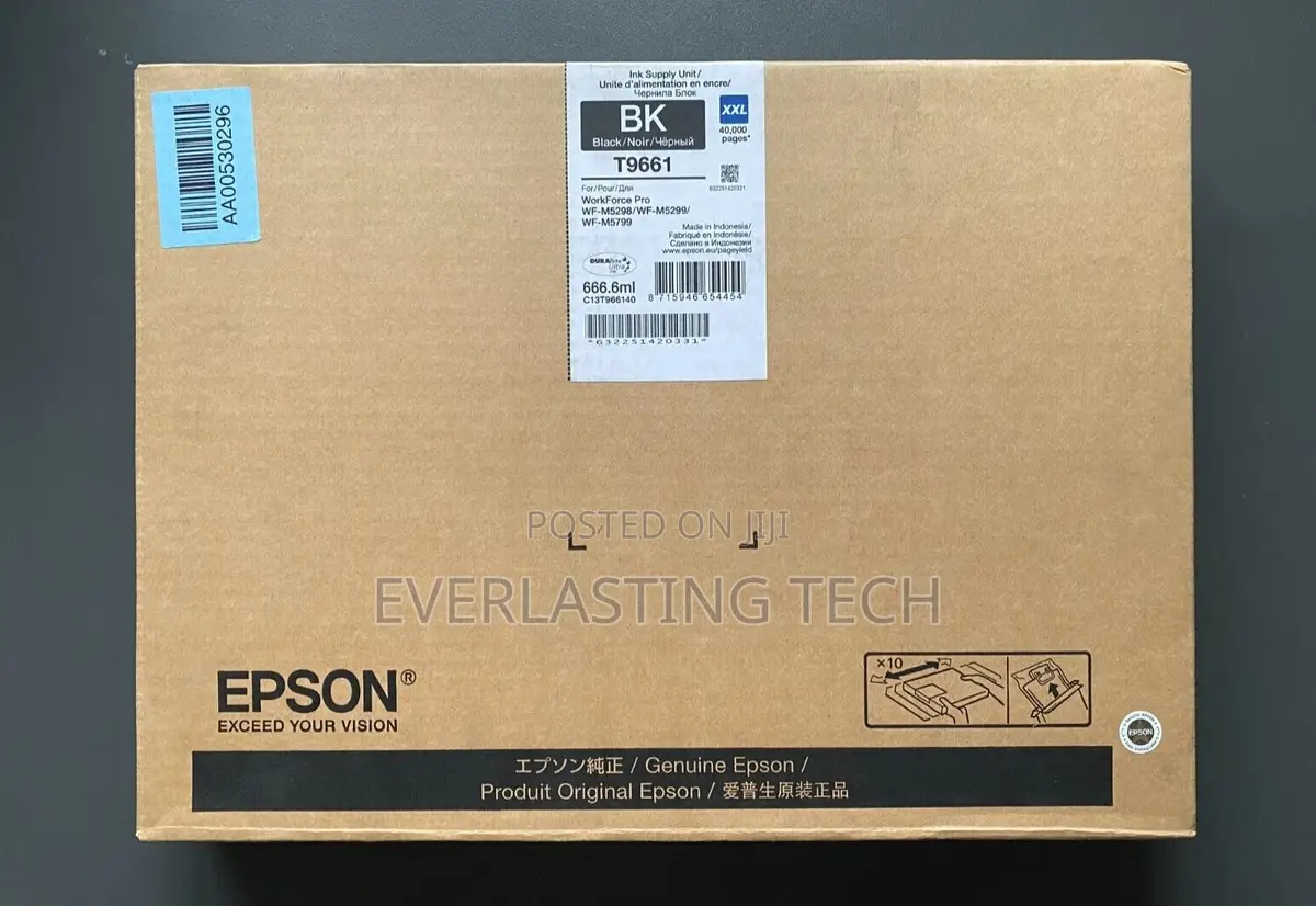Epson T9661 Black XXL Ink Cartridge/57xx Series