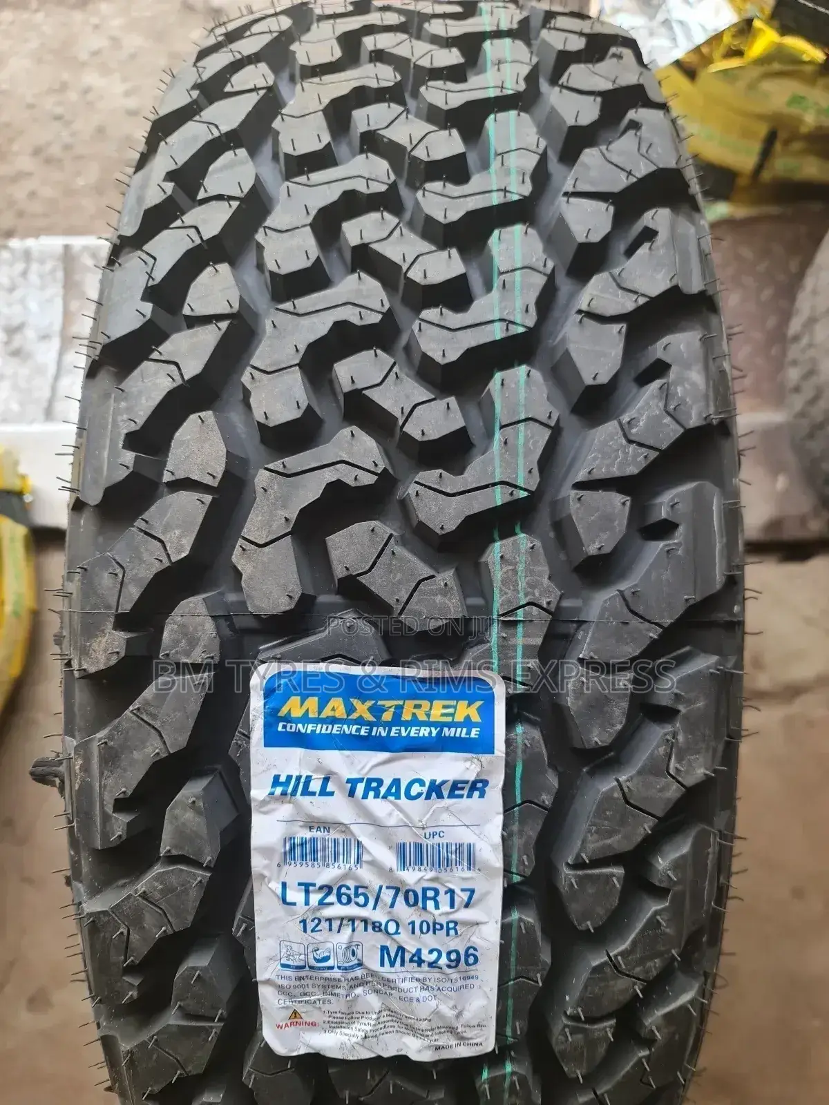 265 /70 R17 Maxtrek (Hill Tracker)