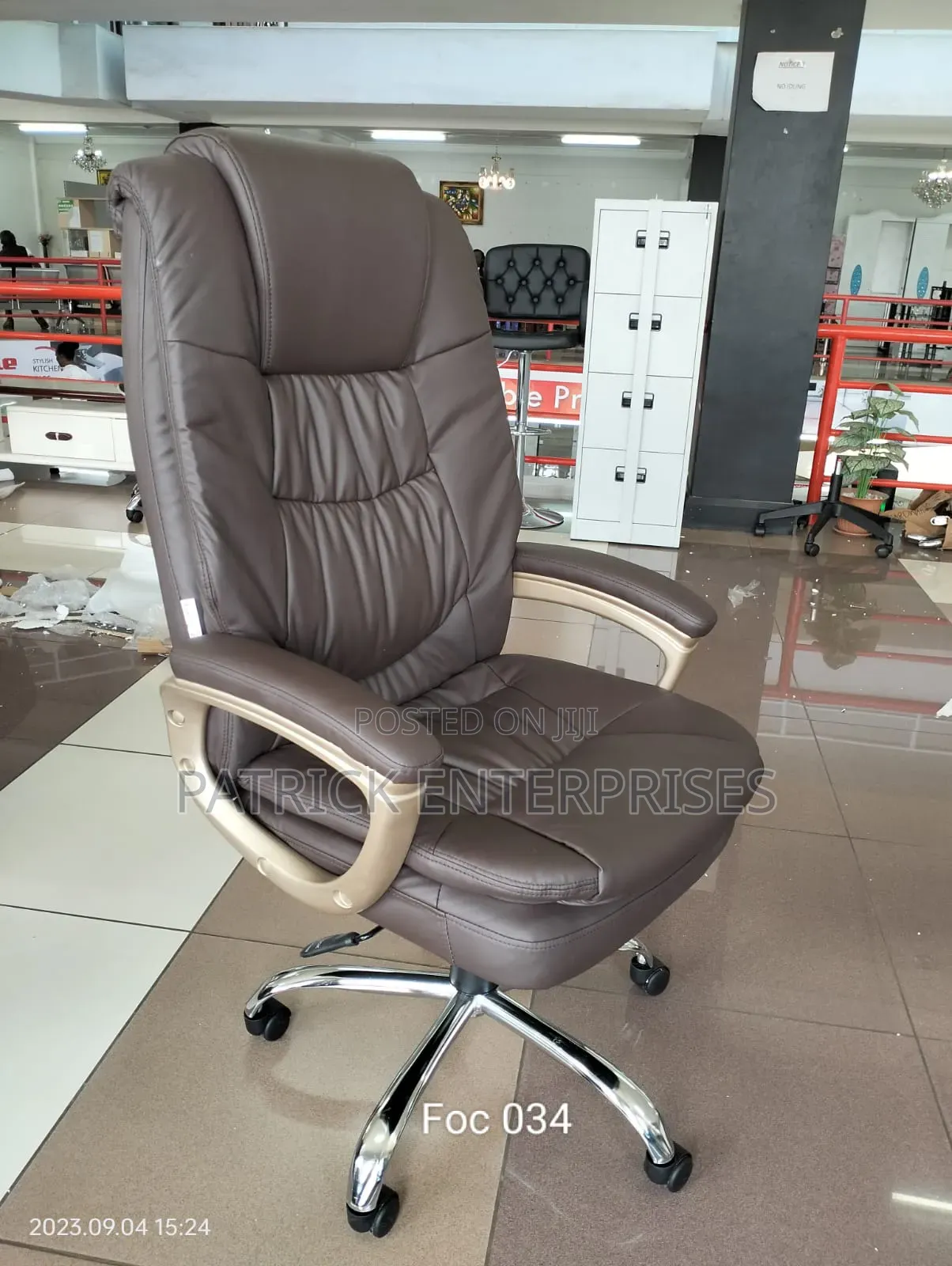 Executive Imported Modern Brown Office/Study/Director Chair