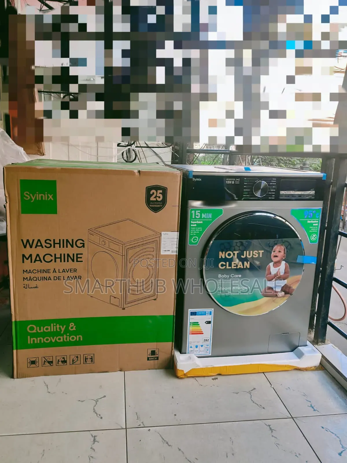10kg Frontload Washing Machine
Wash and Spin
24+1 Warranty
