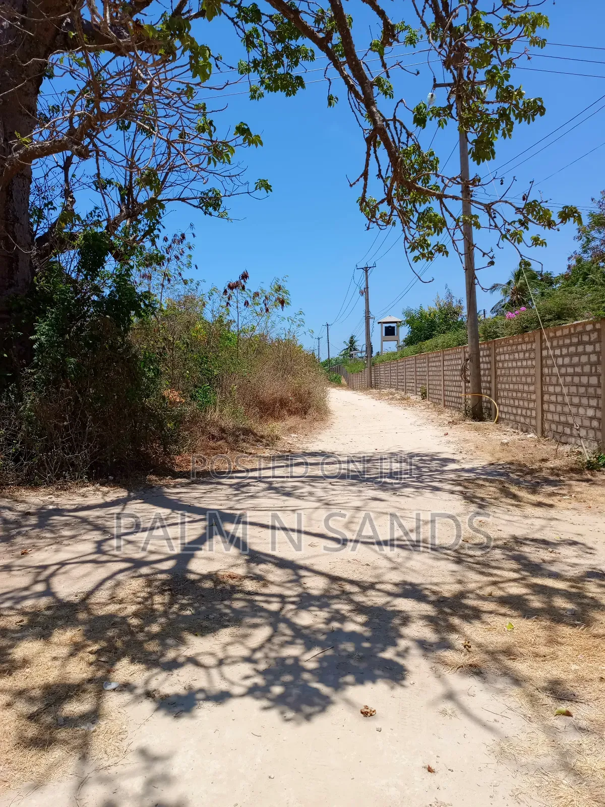 Second Row 3/4 Acre Plot on Sale in Galu Diani